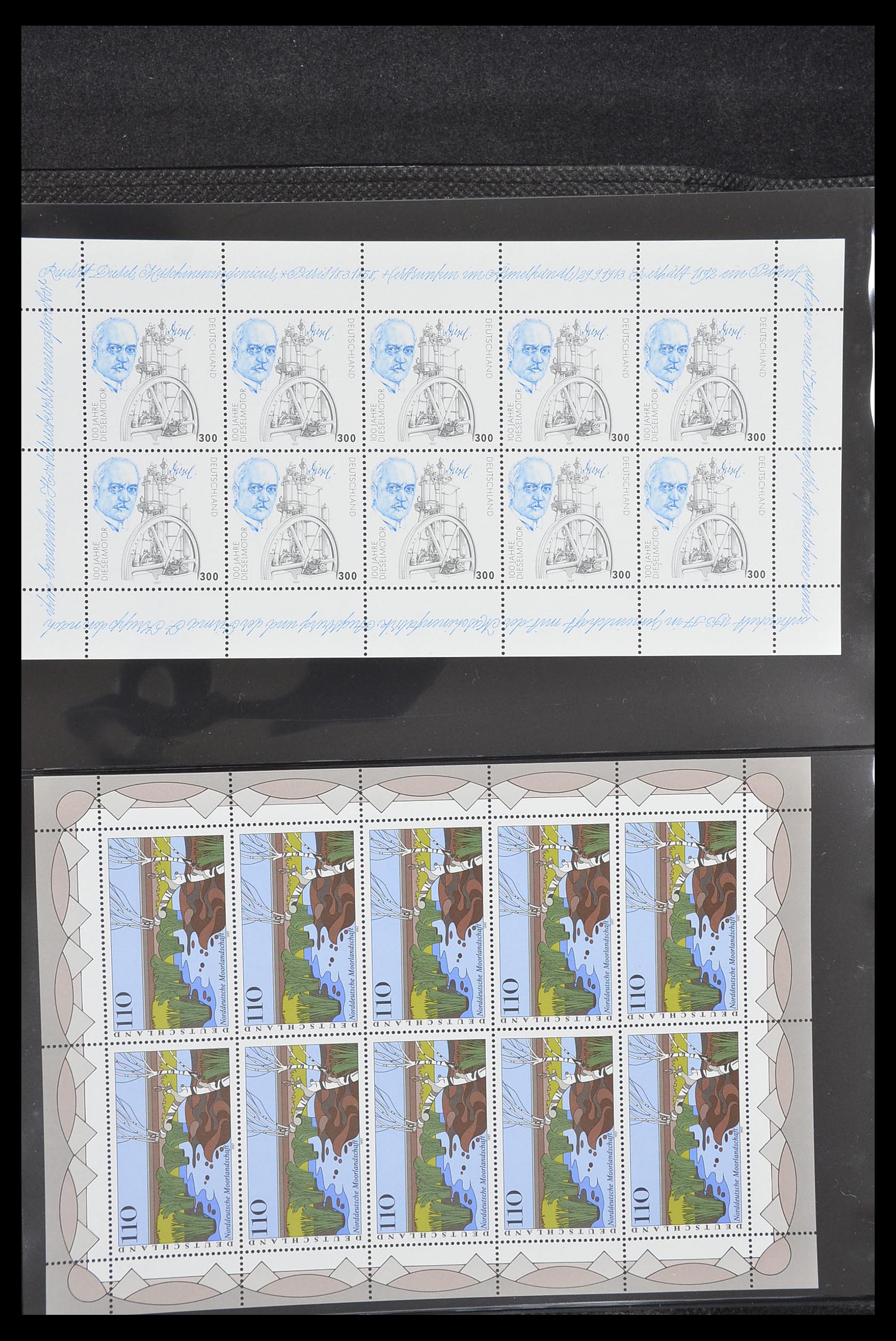33936 083 - Stamp collection 33936 Bundespost kleinbogen 1994-2000.