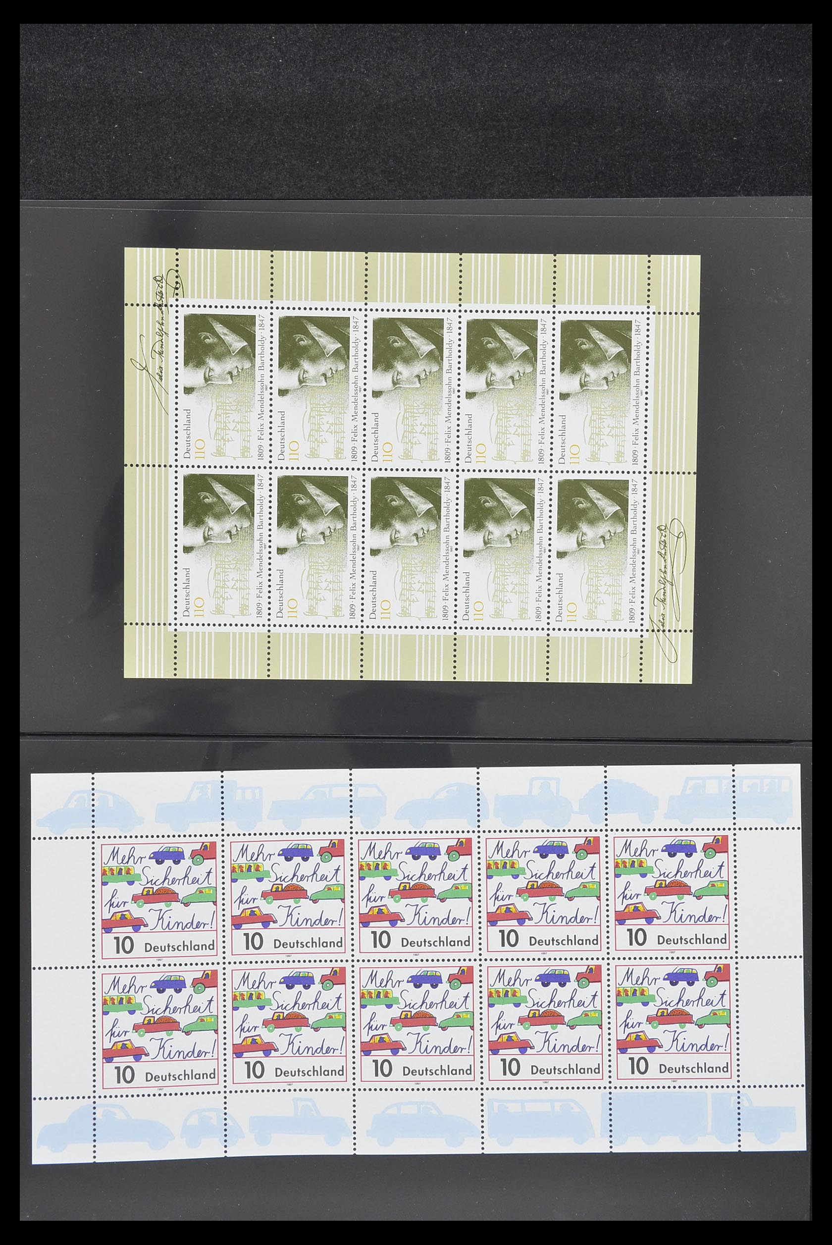 33936 088 - Stamp collection 33936 Bundespost kleinbogen 1994-2000.