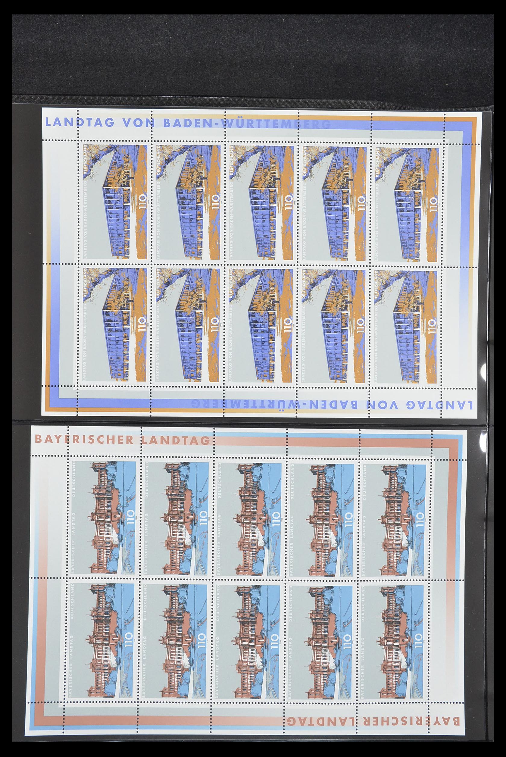 33936 093 - Stamp collection 33936 Bundespost kleinbogen 1994-2000.