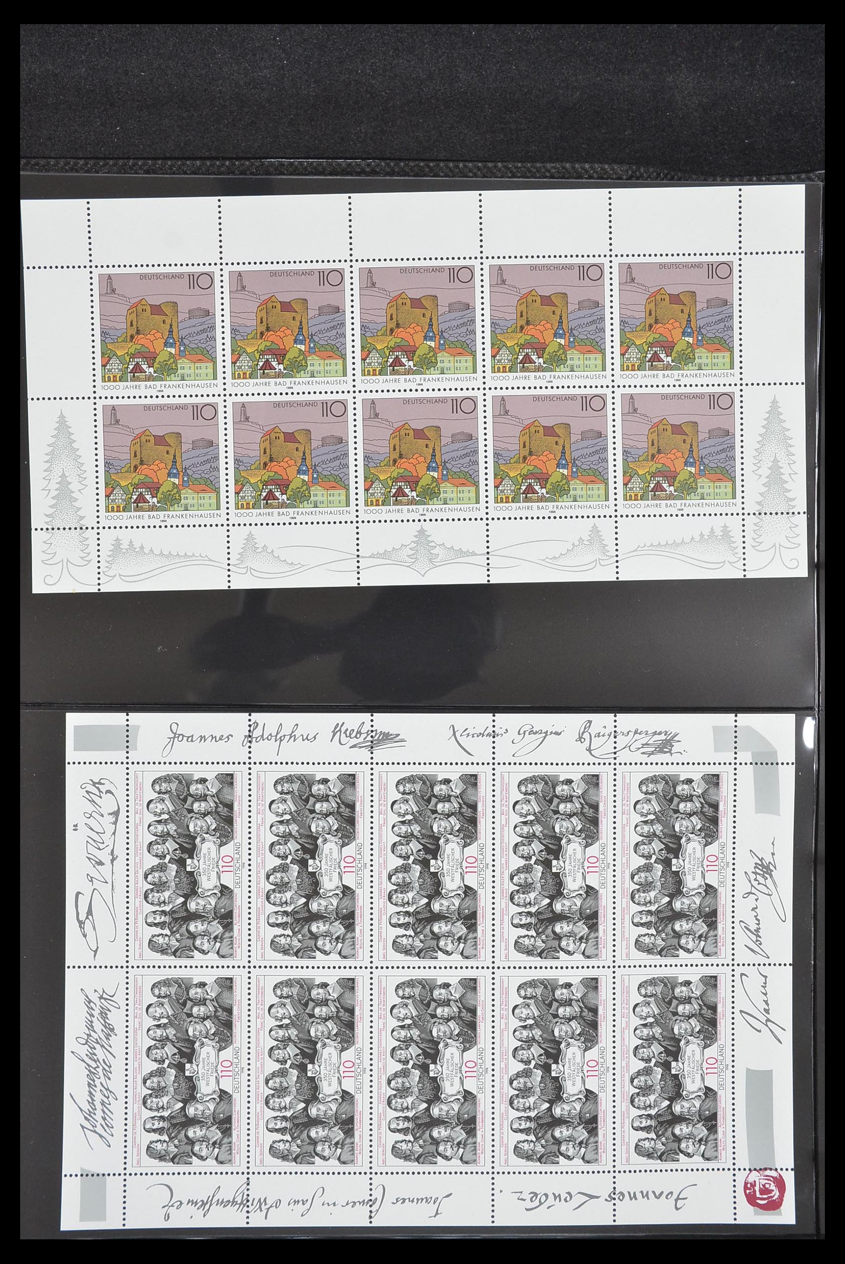 33936 095 - Stamp collection 33936 Bundespost kleinbogen 1994-2000.