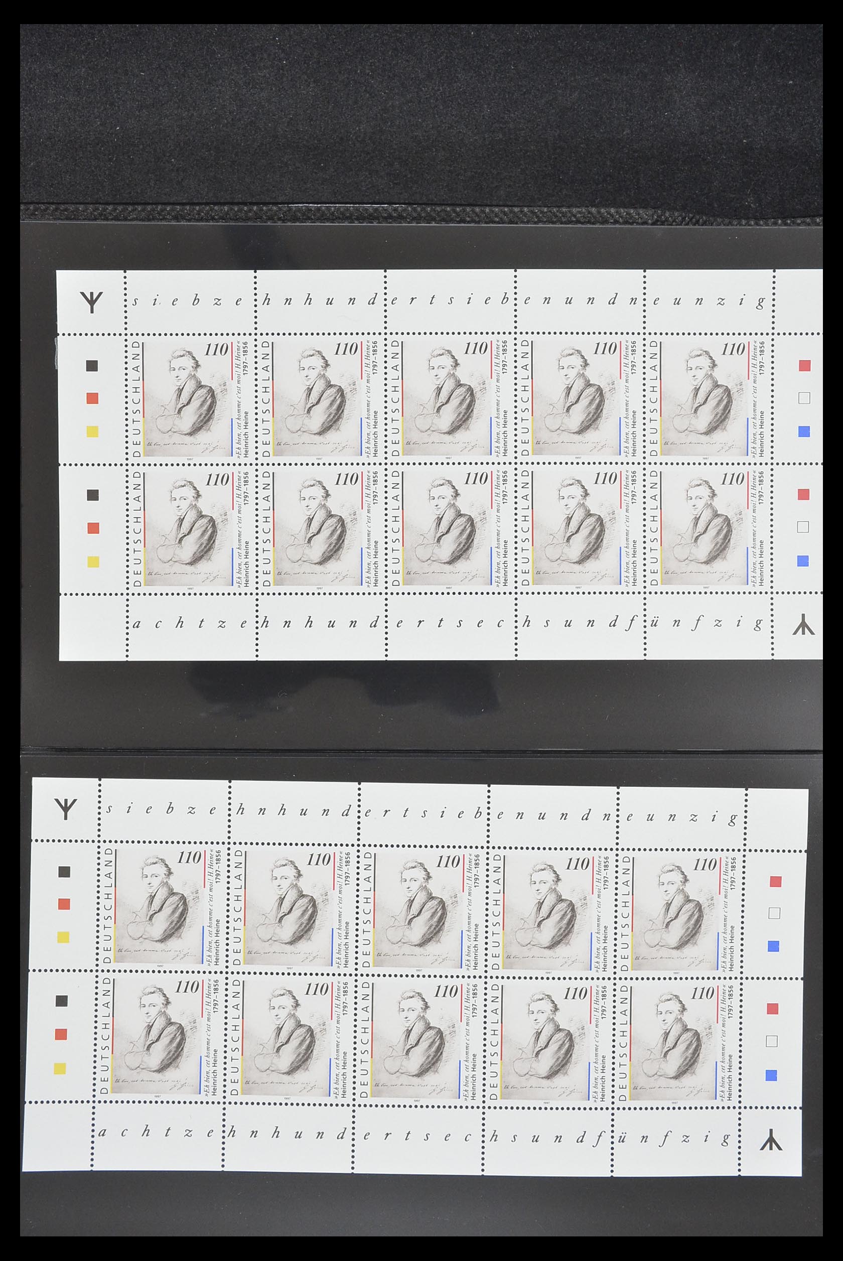 33936 097 - Stamp collection 33936 Bundespost kleinbogen 1994-2000.