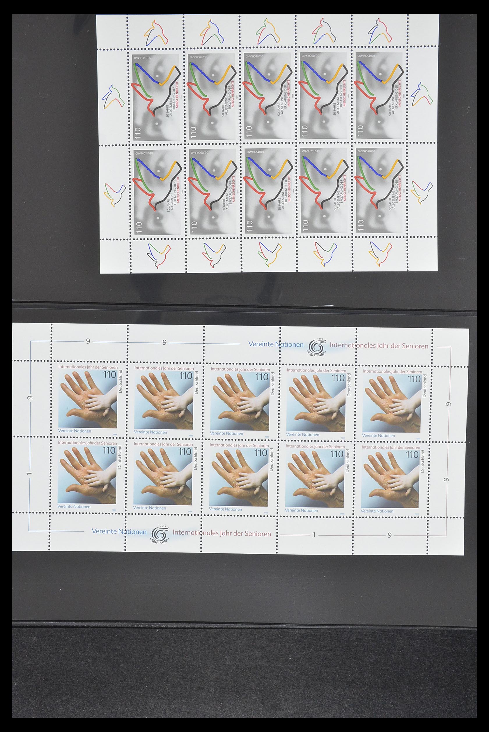 33936 121 - Stamp collection 33936 Bundespost kleinbogen 1994-2000.