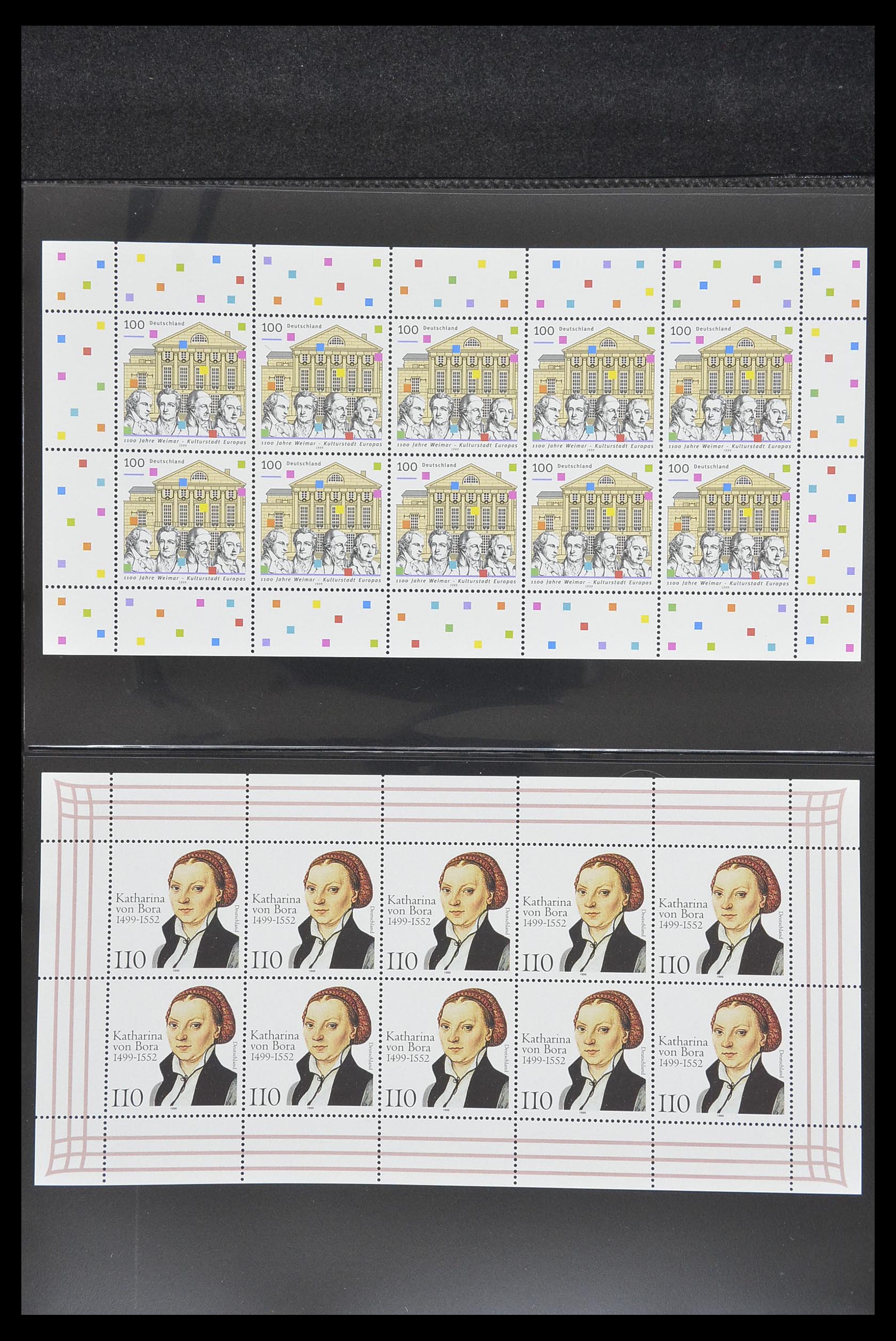 33936 122 - Stamp collection 33936 Bundespost kleinbogen 1994-2000.