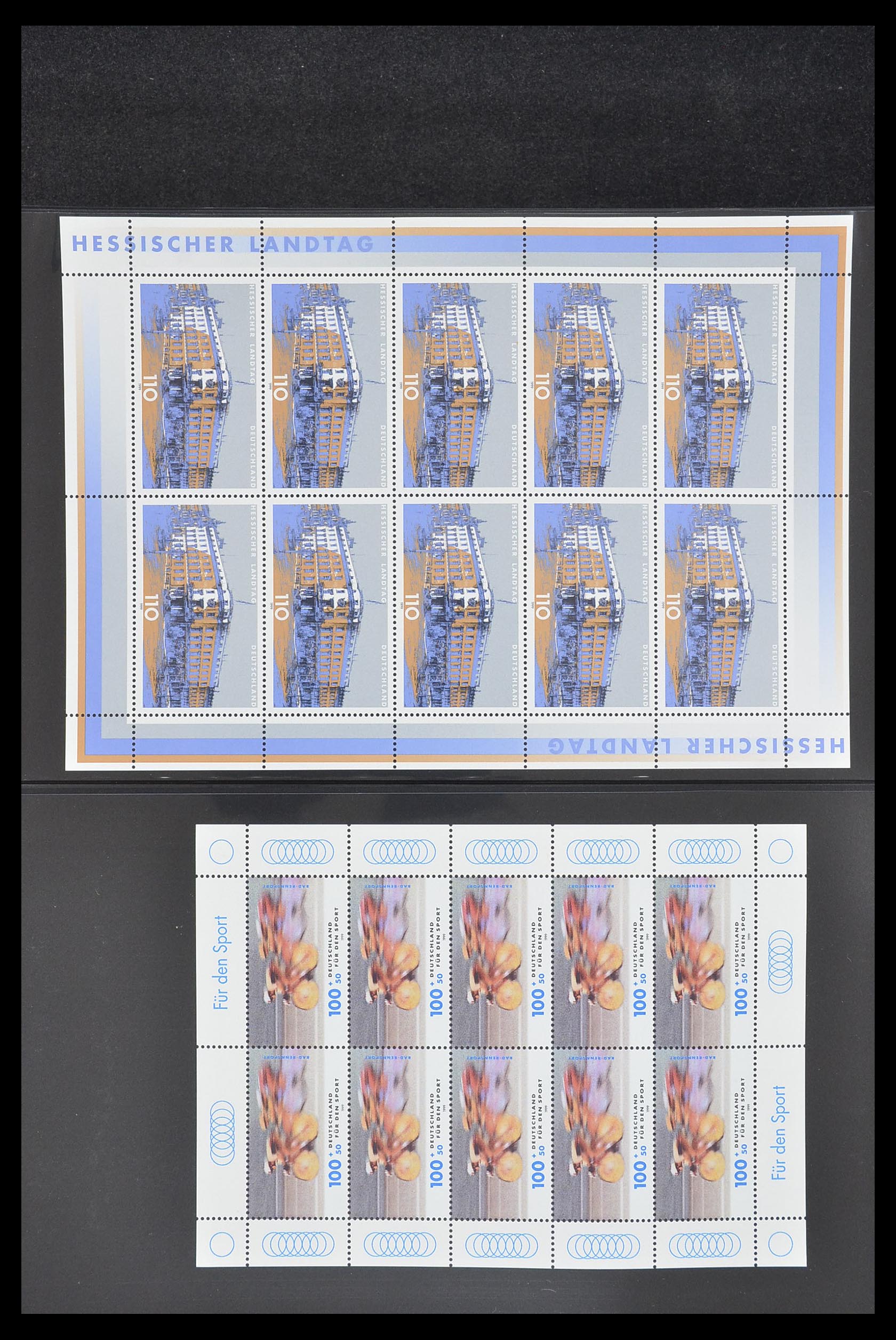 33936 123 - Stamp collection 33936 Bundespost kleinbogen 1994-2000.