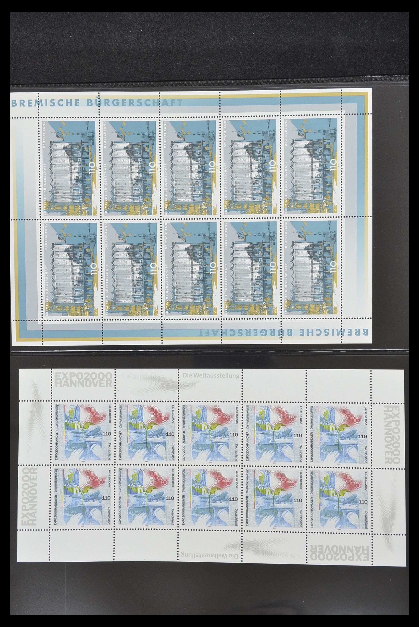 33936 128 - Stamp collection 33936 Bundespost kleinbogen 1994-2000.