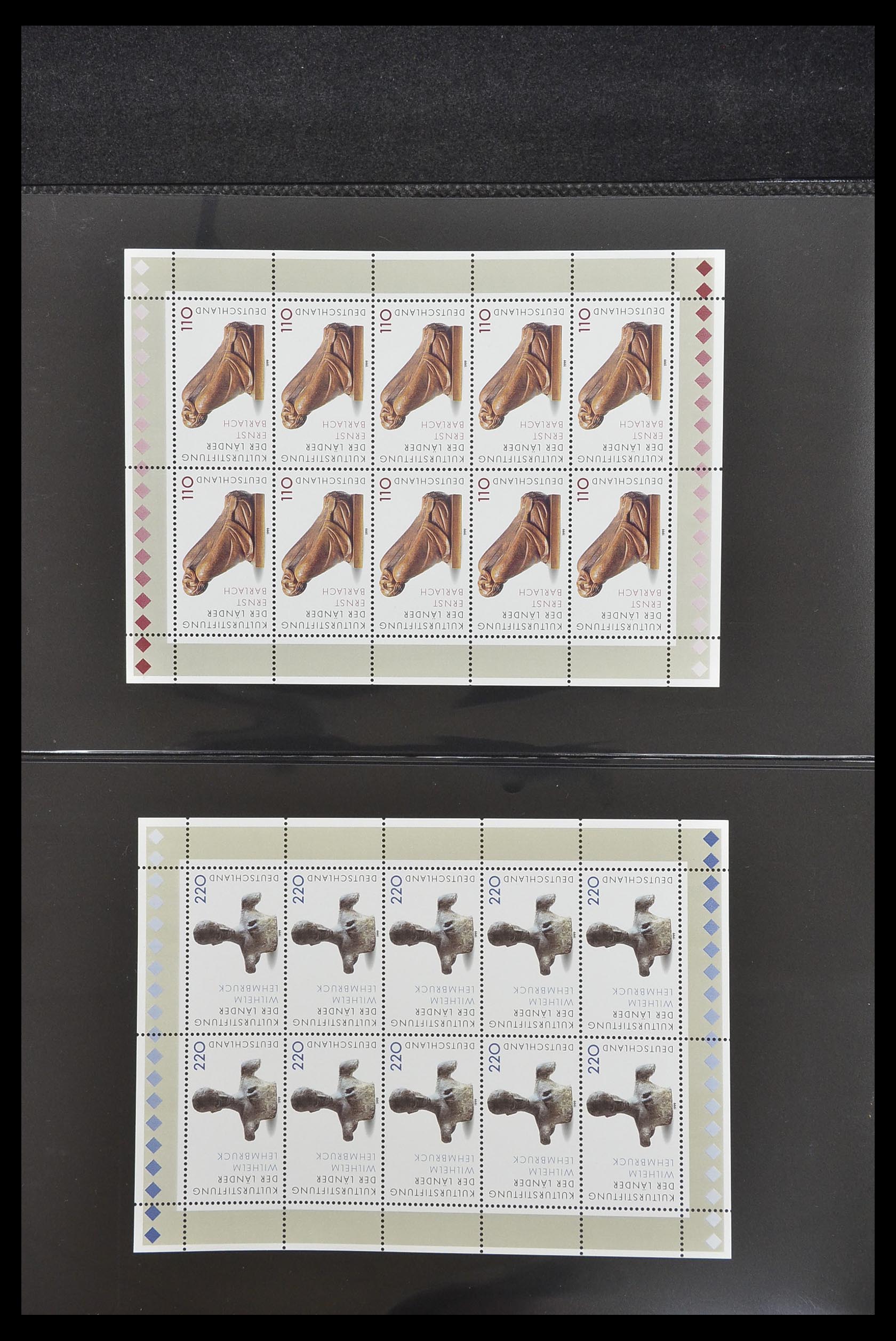 33936 136 - Stamp collection 33936 Bundespost kleinbogen 1994-2000.