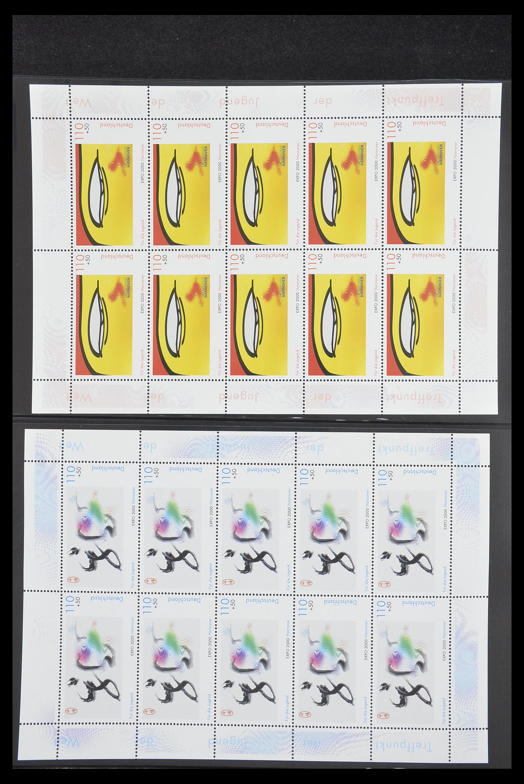 33936 161 - Postzegelverzameling 33936 Bundespost kleinbogen 1994-2000.