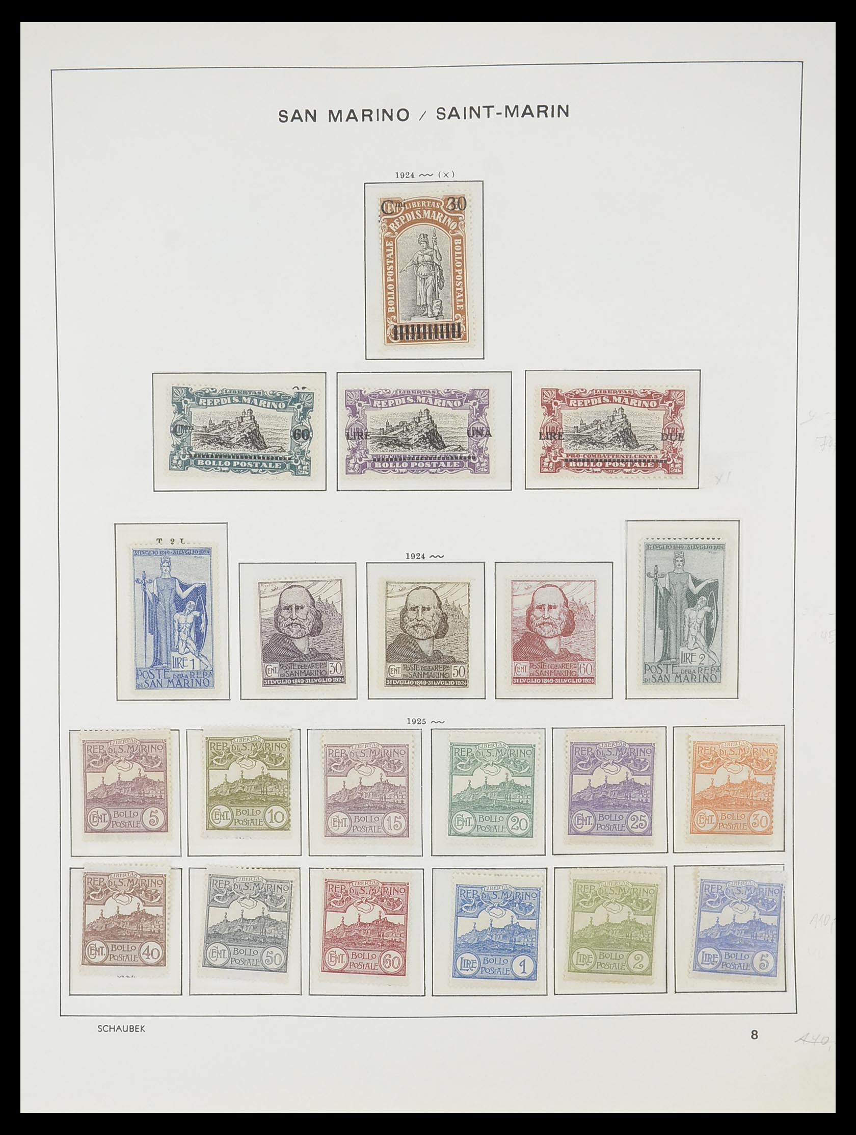 33937 006 - Postzegelverzameling 33937 San Marino 1877-1983.