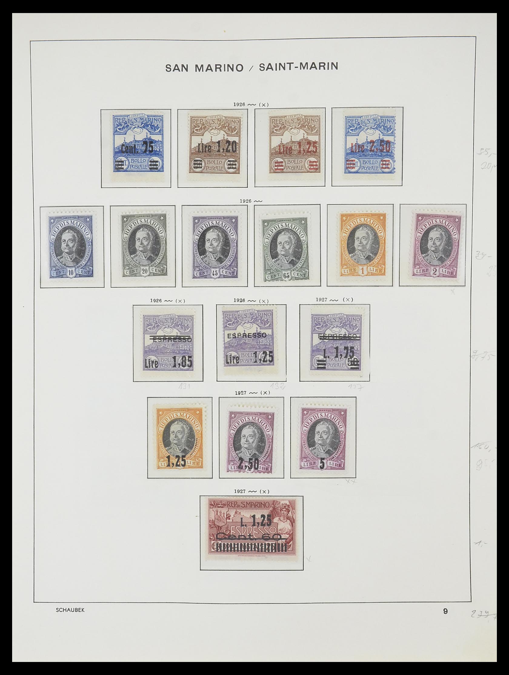33937 007 - Postzegelverzameling 33937 San Marino 1877-1983.