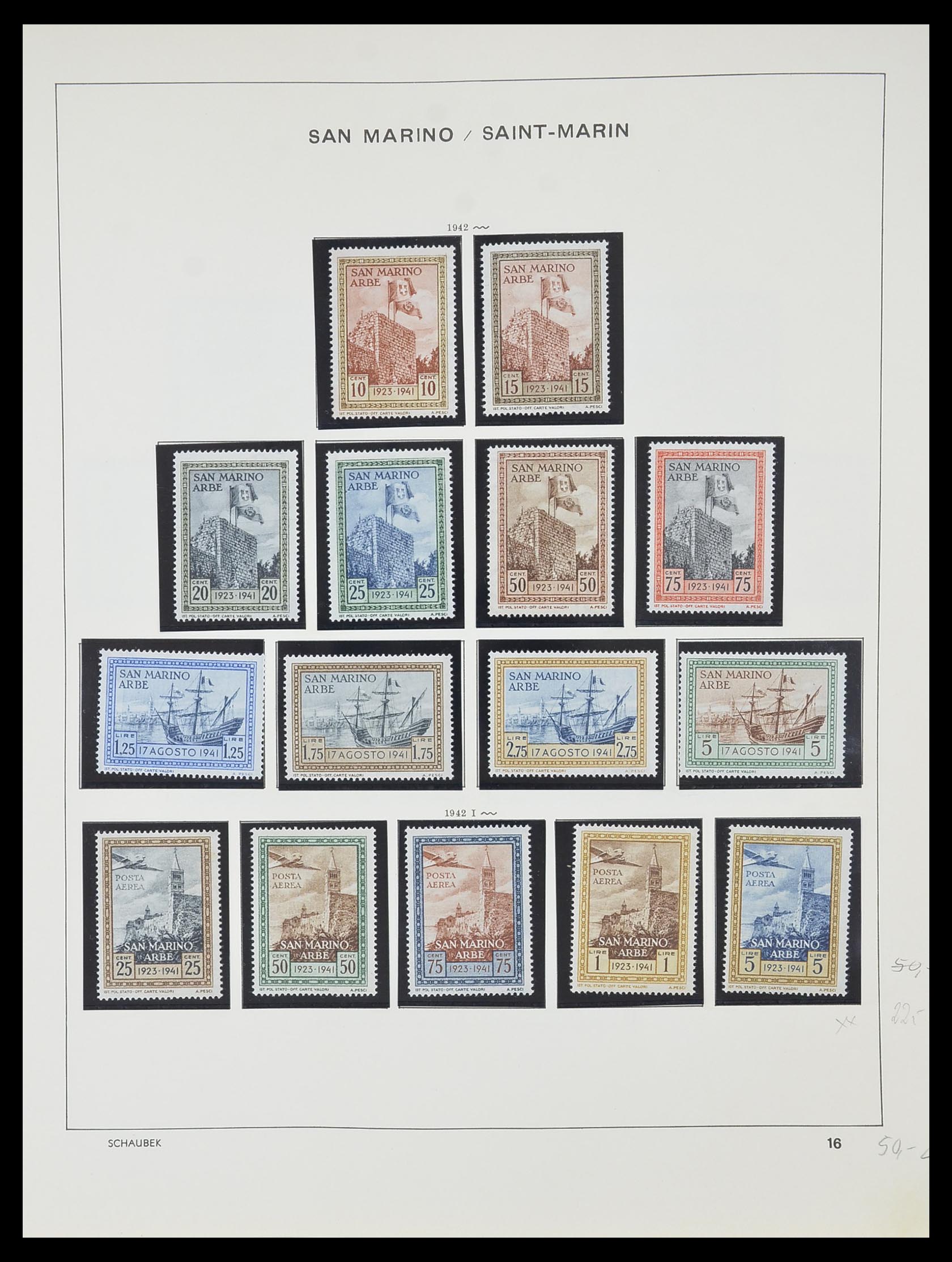 33937 014 - Stamp collection 33937 San Marino 1877-1983.