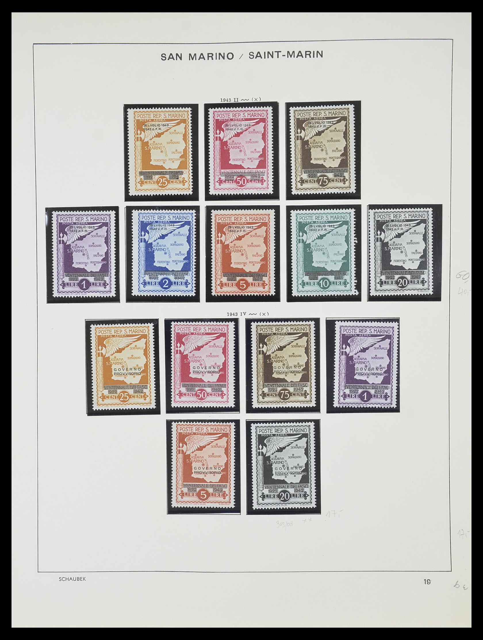 33937 017 - Postzegelverzameling 33937 San Marino 1877-1983.