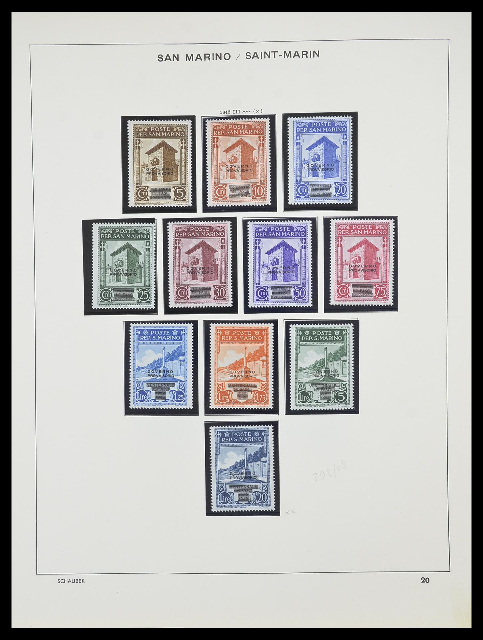 33937 018 - Stamp collection 33937 San Marino 1877-1983.