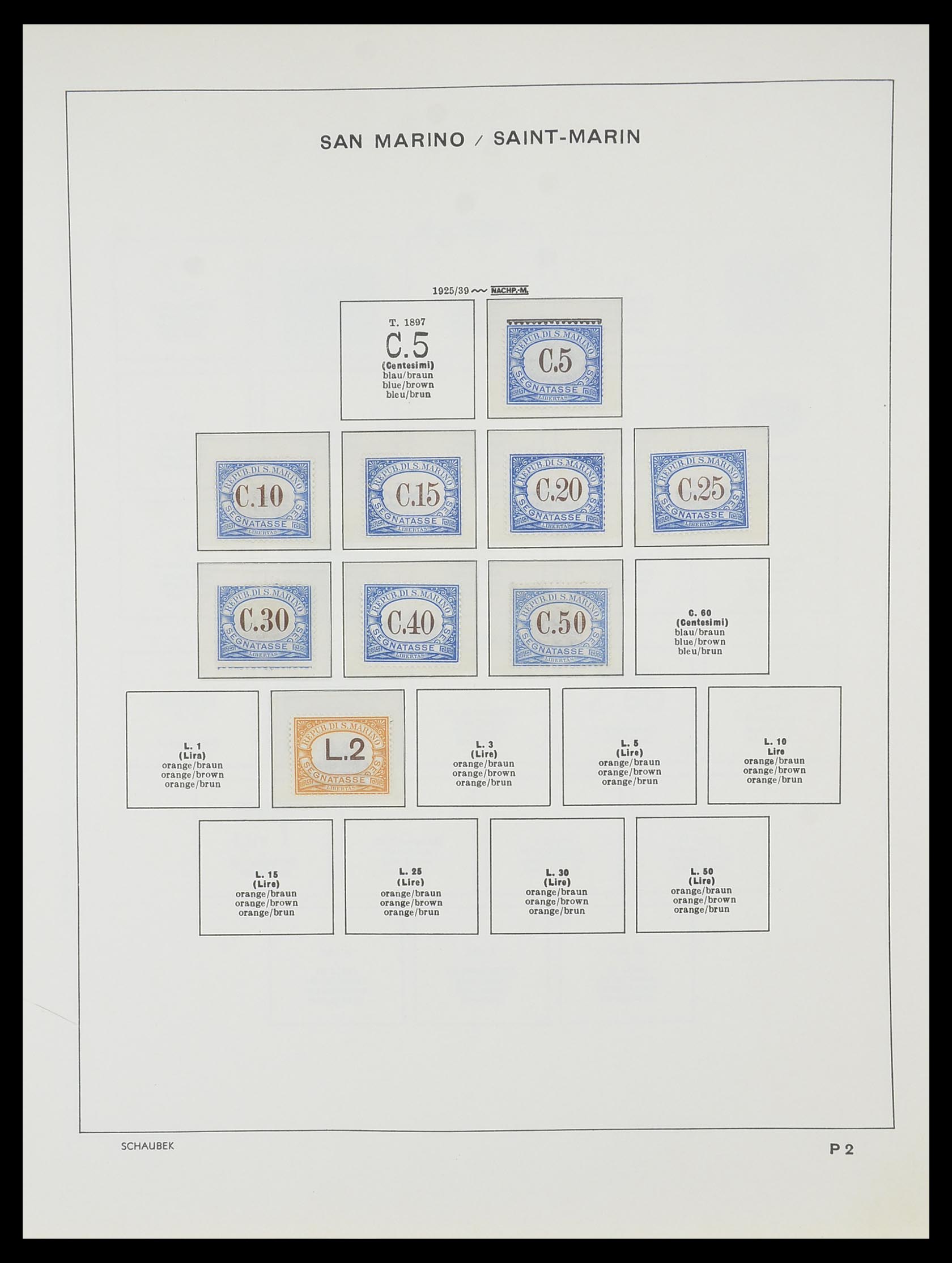 33937 023 - Postzegelverzameling 33937 San Marino 1877-1983.