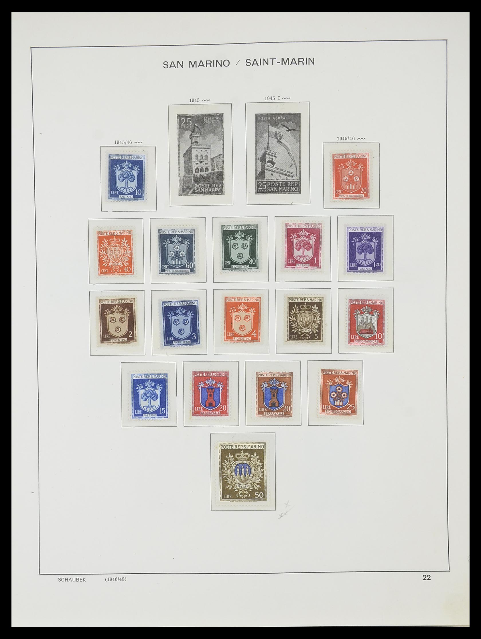 33937 026 - Postzegelverzameling 33937 San Marino 1877-1983.