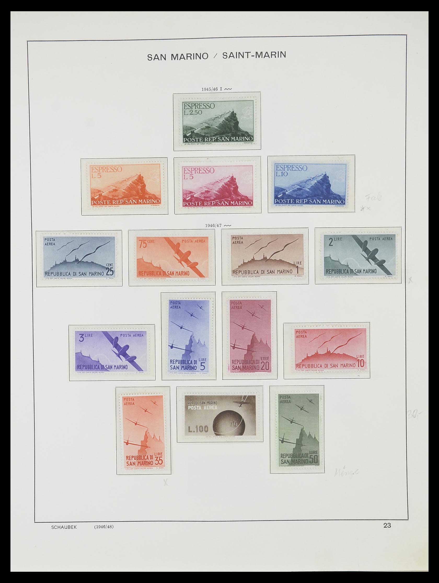 33937 027 - Postzegelverzameling 33937 San Marino 1877-1983.