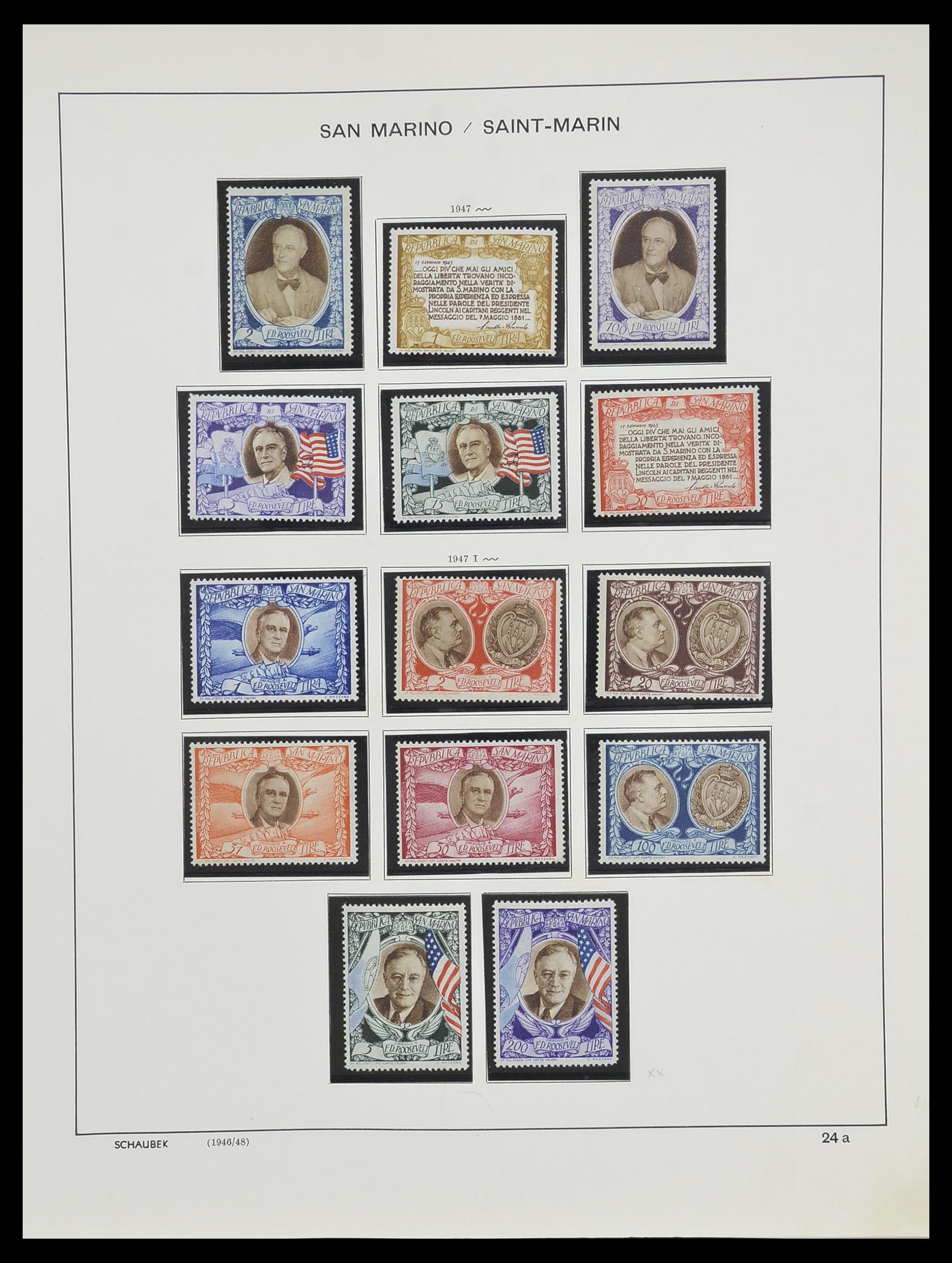 33937 029 - Stamp collection 33937 San Marino 1877-1983.
