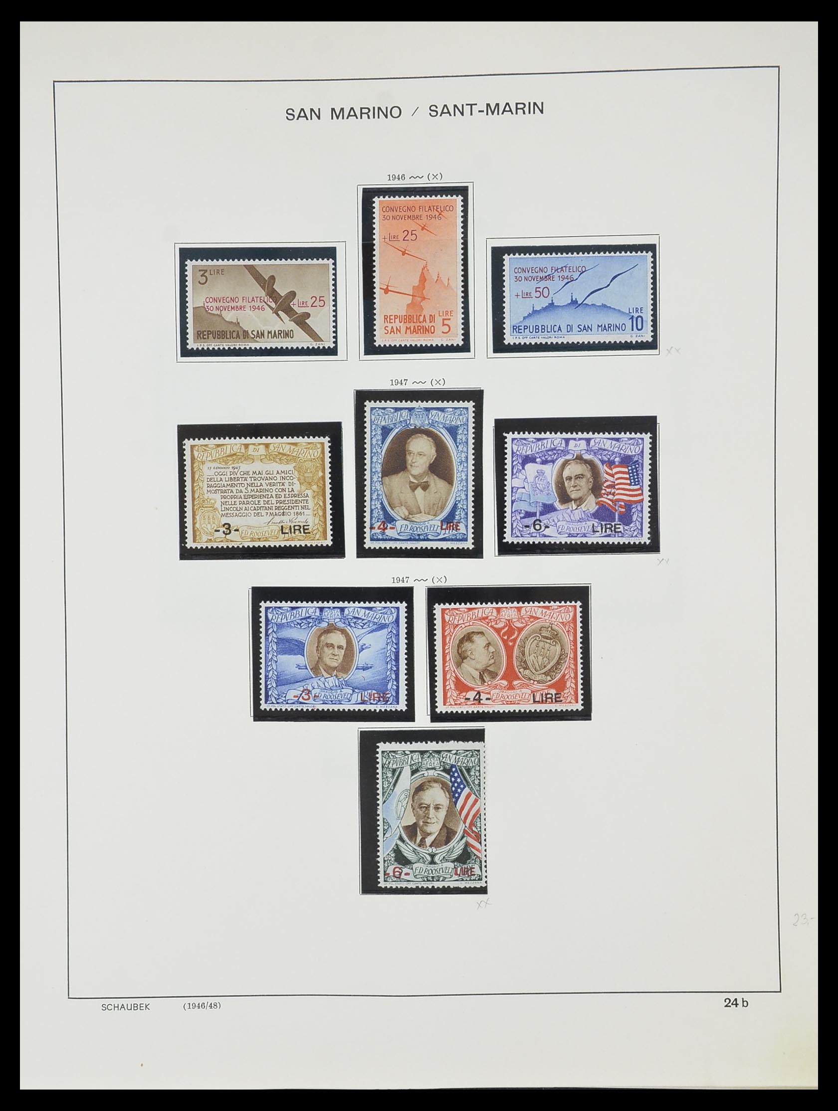 33937 030 - Postzegelverzameling 33937 San Marino 1877-1983.