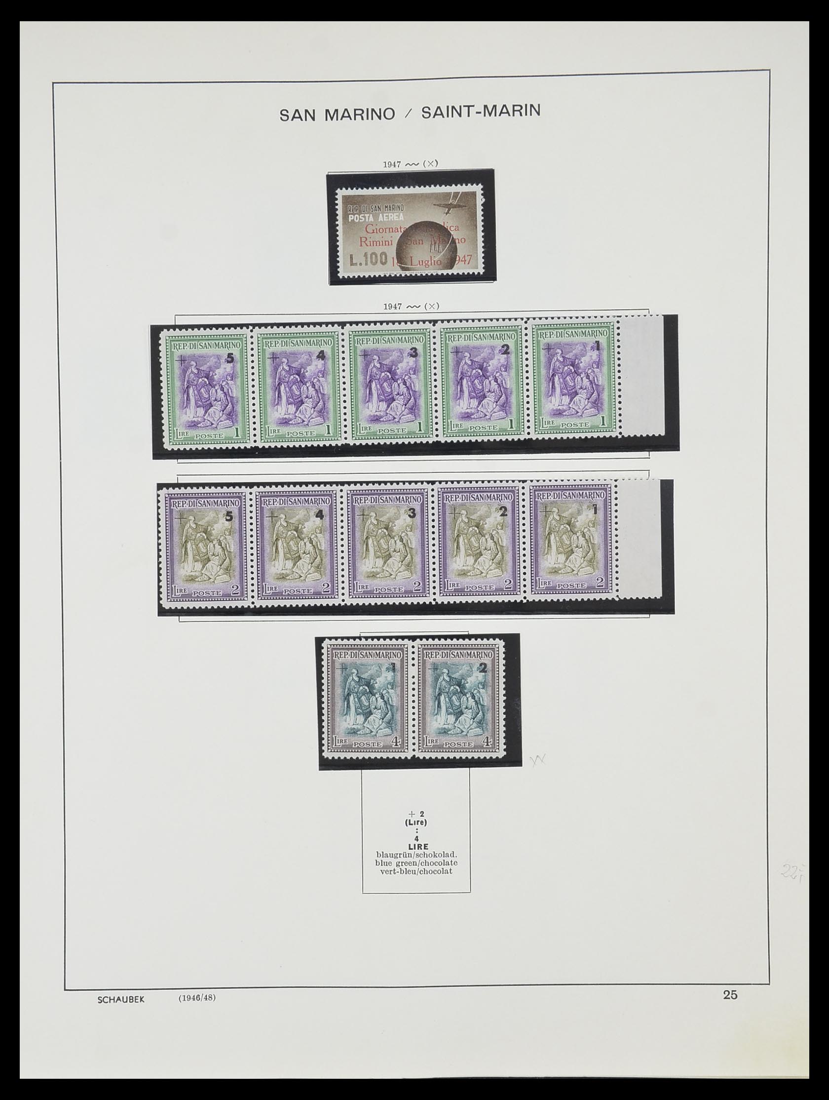 33937 031 - Postzegelverzameling 33937 San Marino 1877-1983.