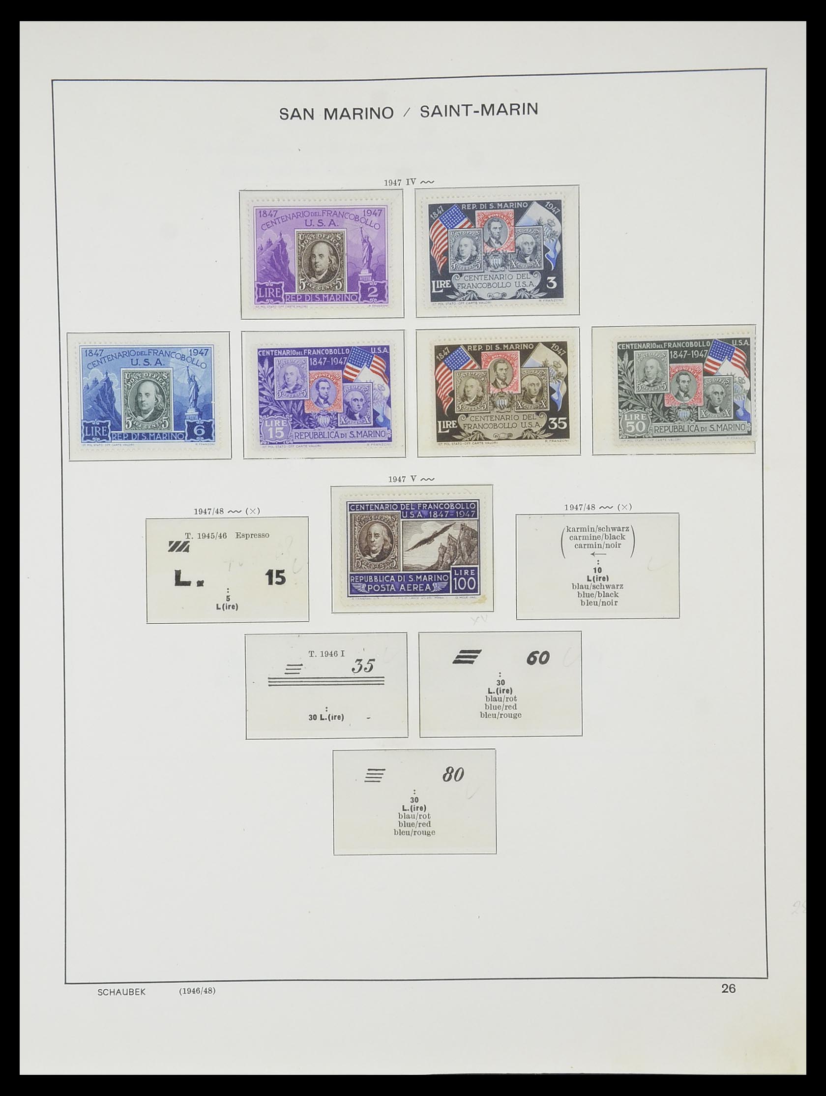 33937 032 - Stamp collection 33937 San Marino 1877-1983.