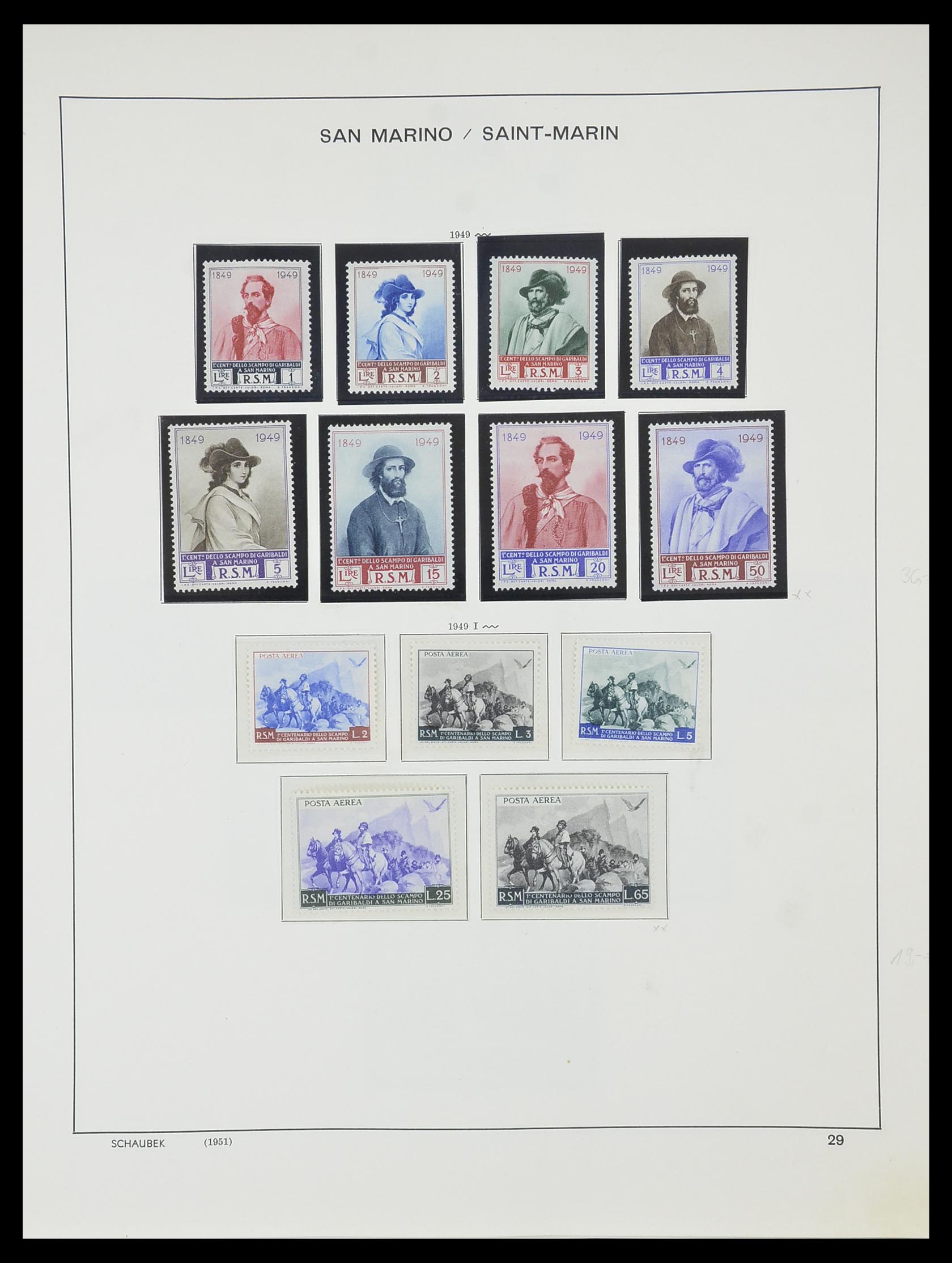33937 035 - Postzegelverzameling 33937 San Marino 1877-1983.