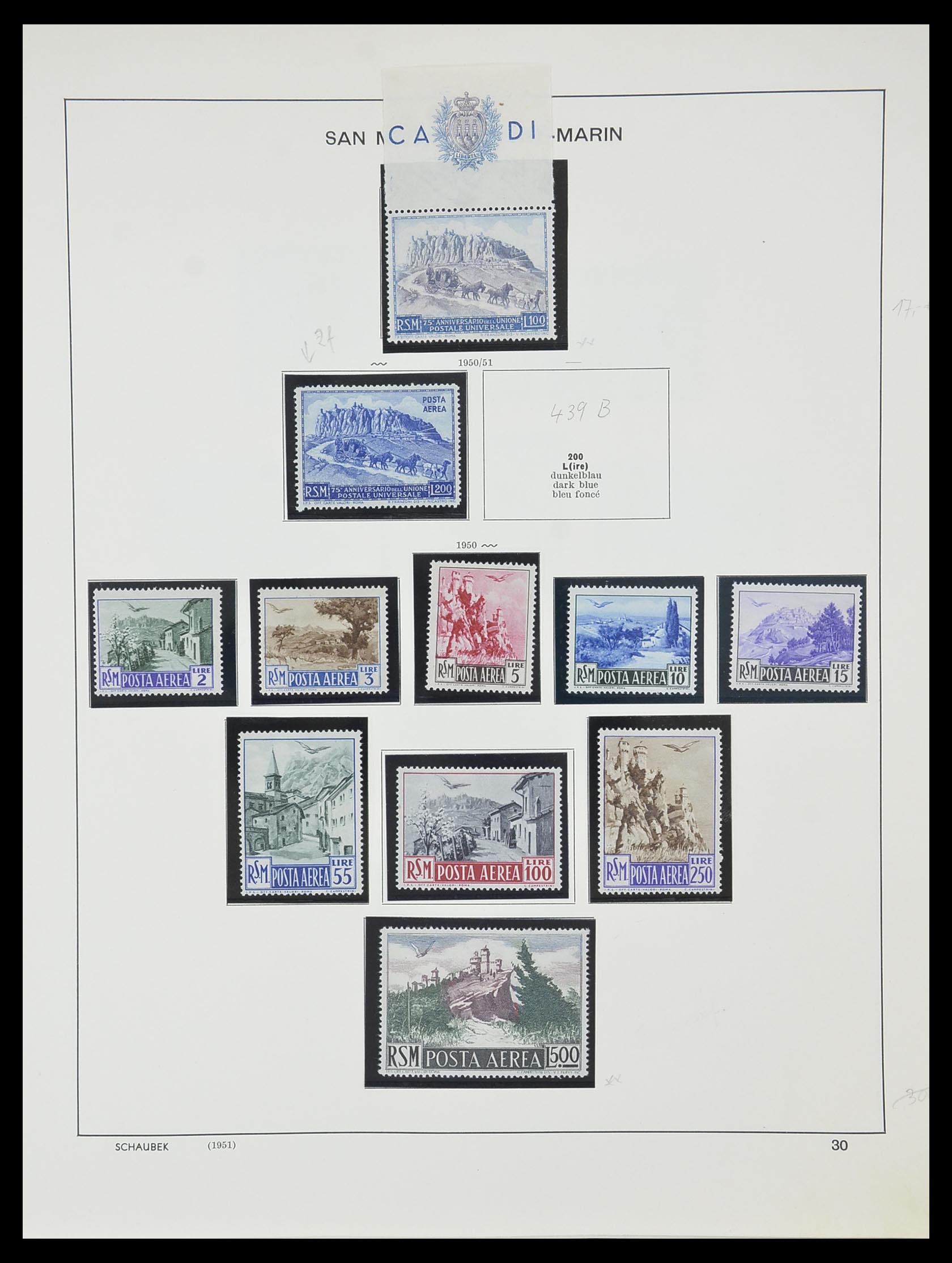 33937 036 - Postzegelverzameling 33937 San Marino 1877-1983.