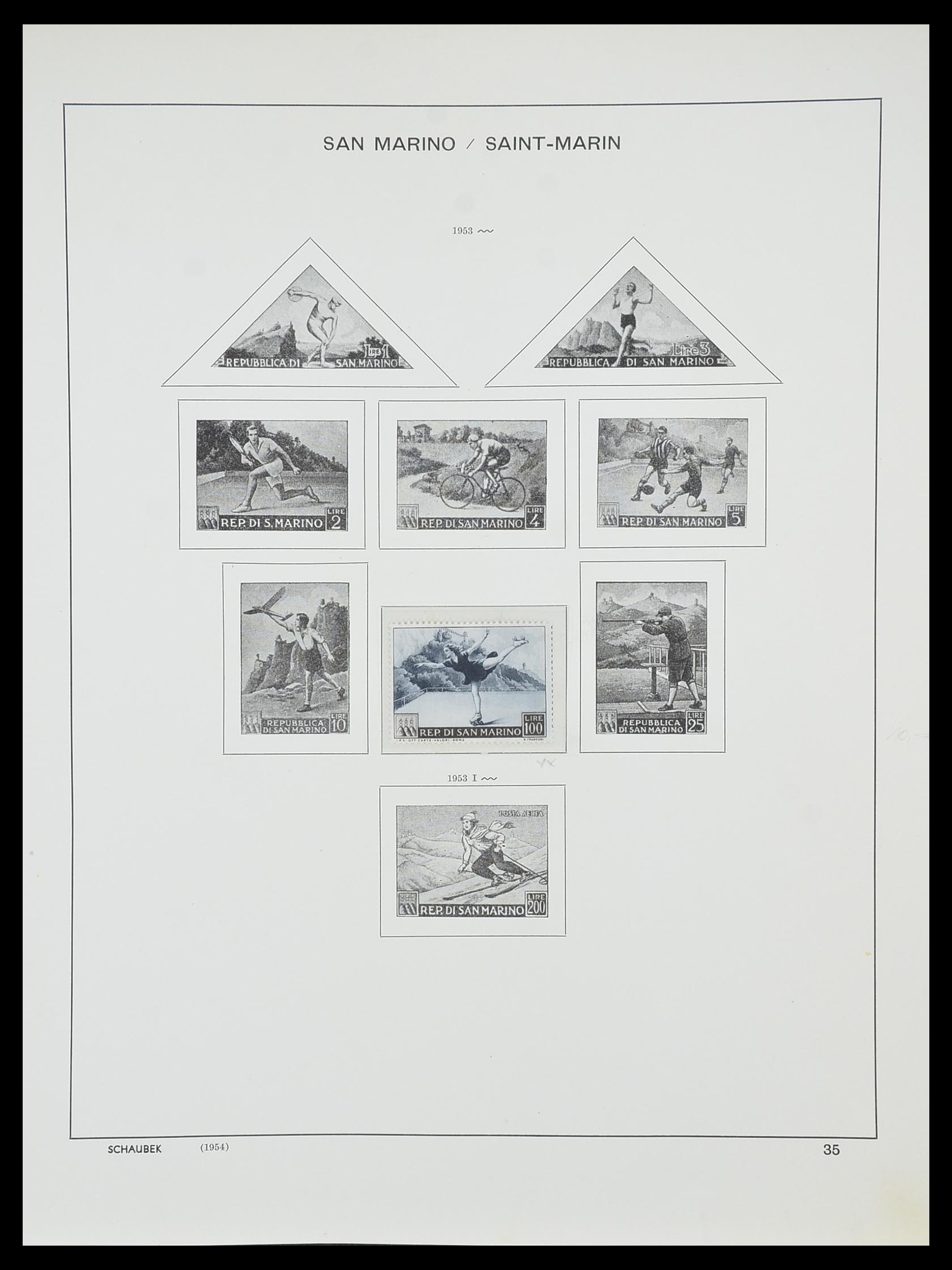33937 041 - Postzegelverzameling 33937 San Marino 1877-1983.
