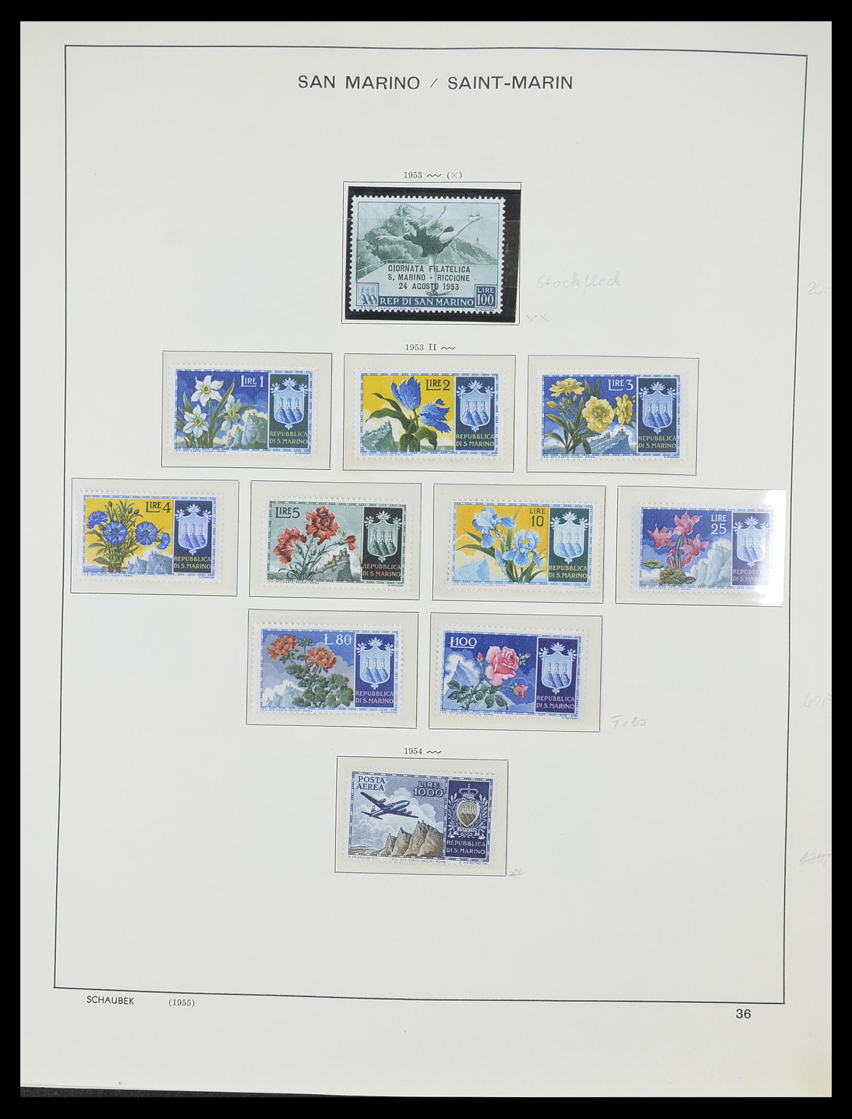 33937 043 - Stamp collection 33937 San Marino 1877-1983.
