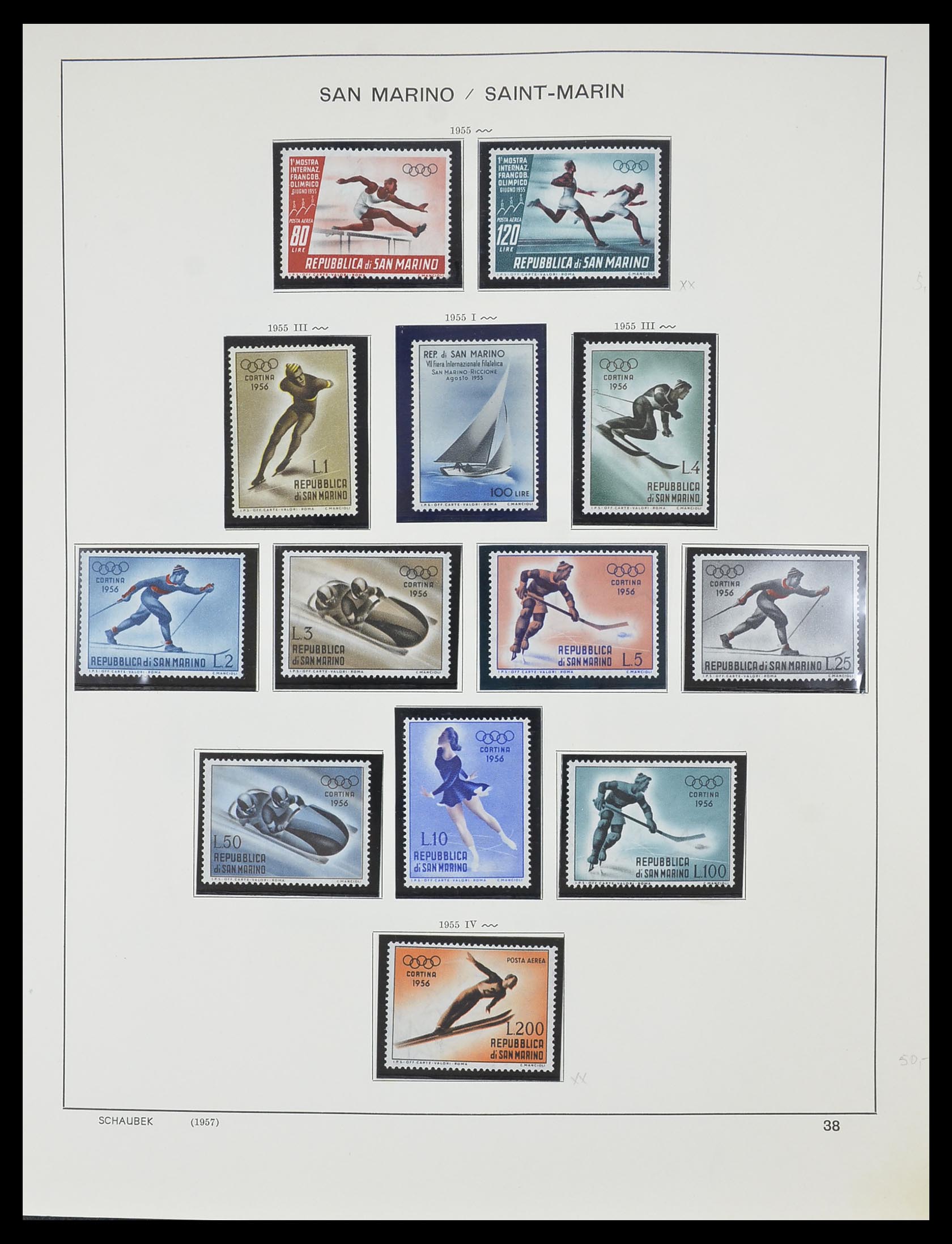 33937 045 - Postzegelverzameling 33937 San Marino 1877-1983.