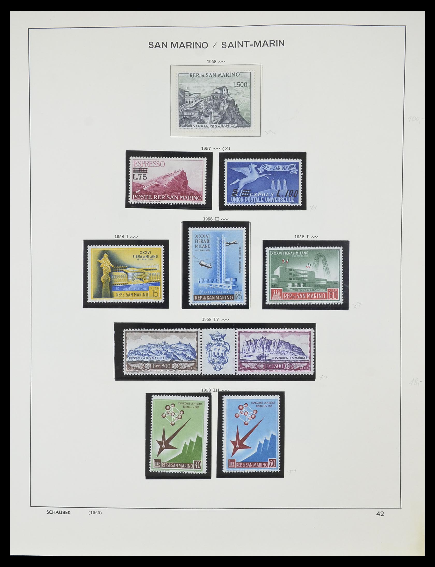 33937 049 - Stamp collection 33937 San Marino 1877-1983.