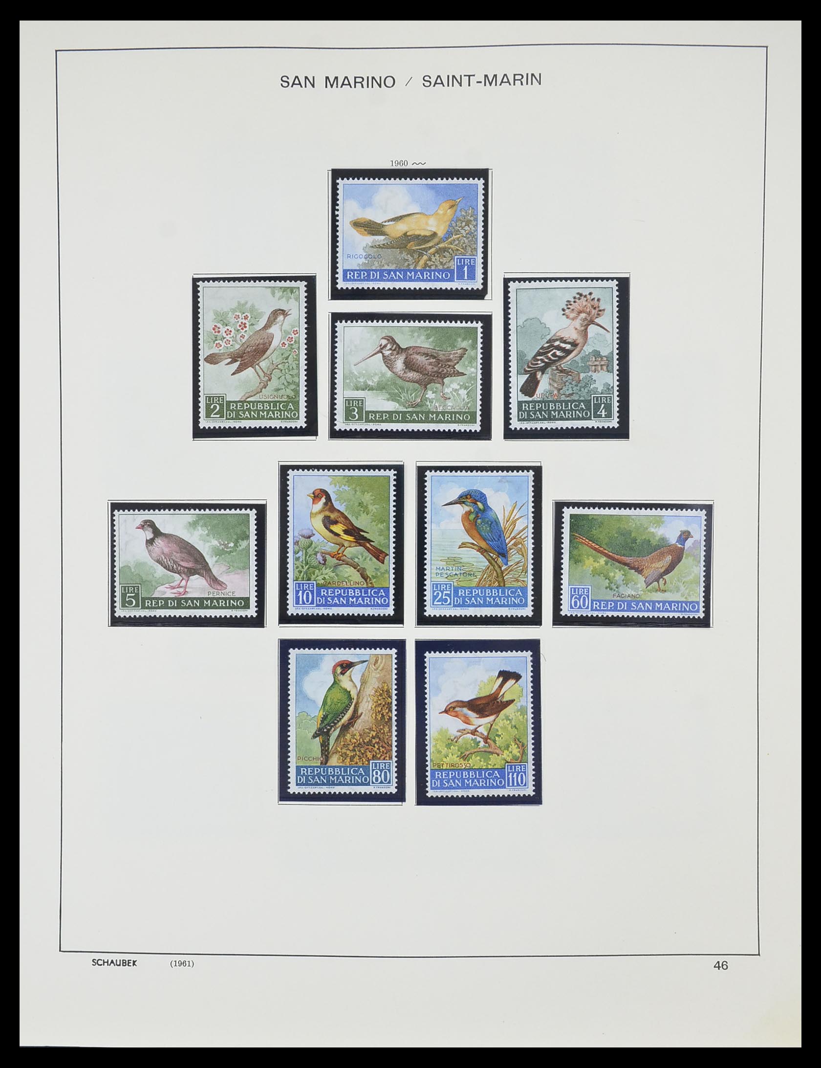 33937 054 - Postzegelverzameling 33937 San Marino 1877-1983.