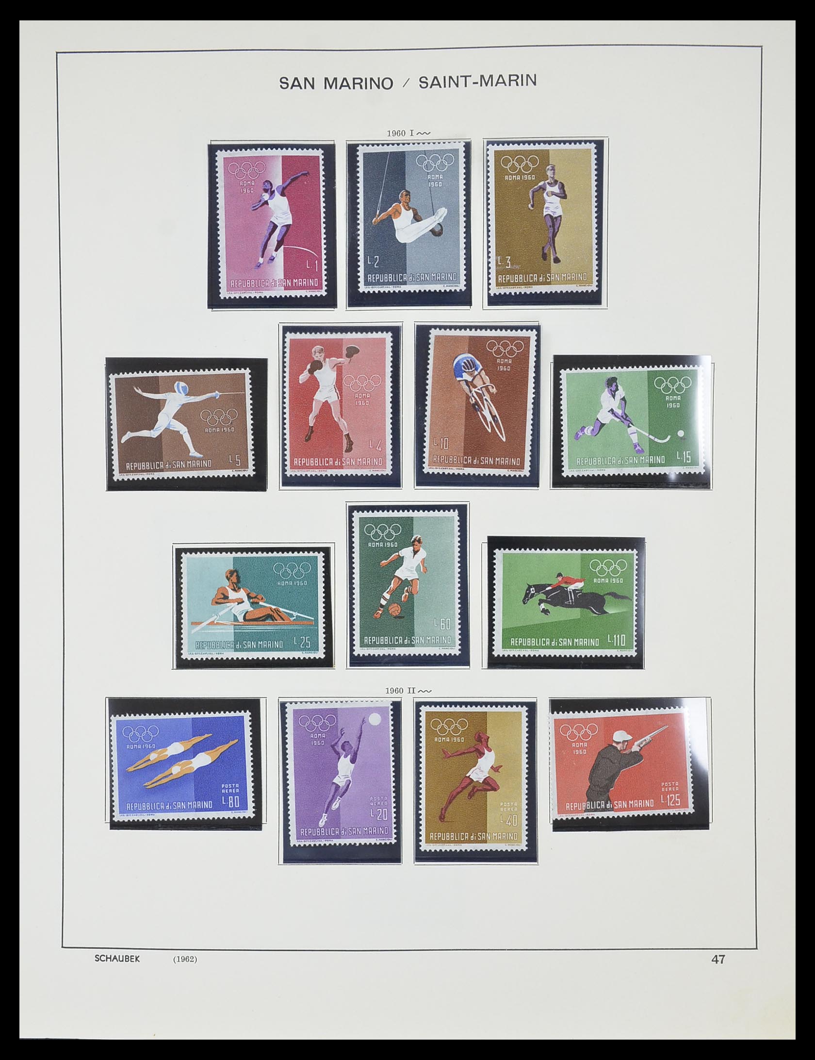 33937 055 - Postzegelverzameling 33937 San Marino 1877-1983.