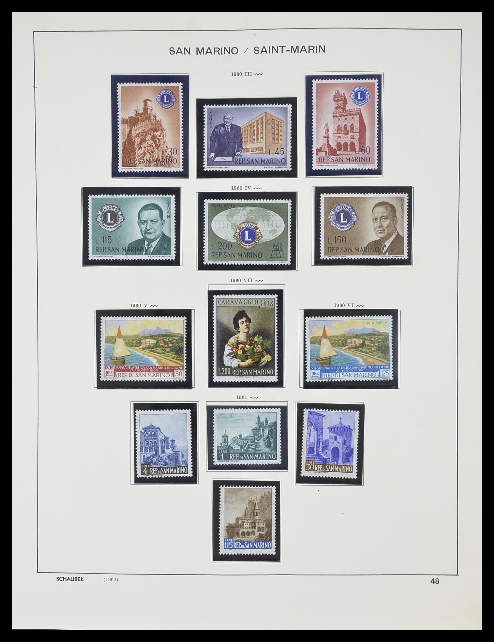 33937 056 - Postzegelverzameling 33937 San Marino 1877-1983.