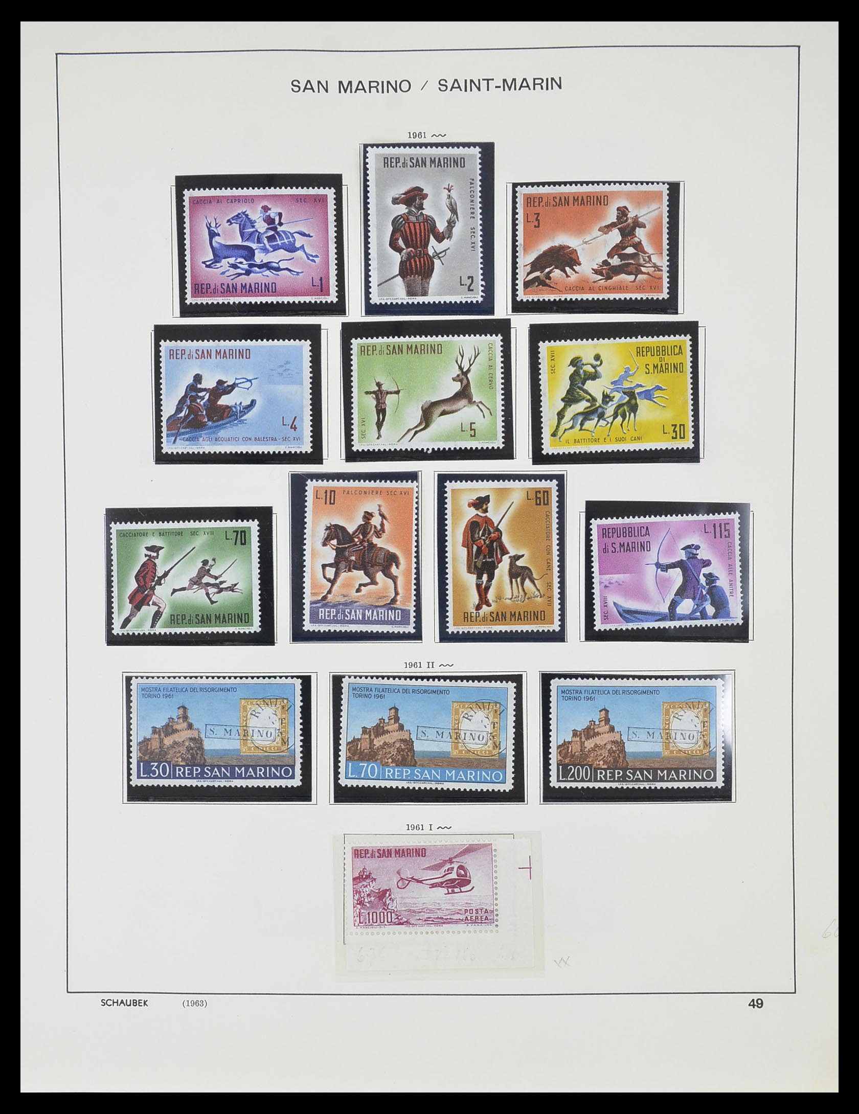 33937 059 - Postzegelverzameling 33937 San Marino 1877-1983.