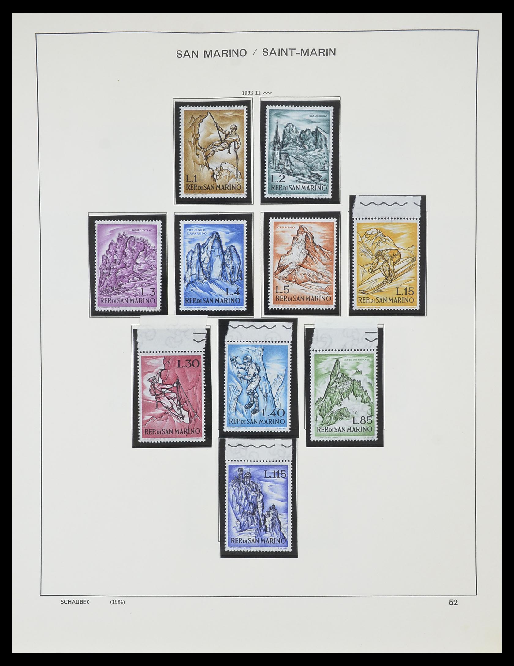 33937 062 - Postzegelverzameling 33937 San Marino 1877-1983.