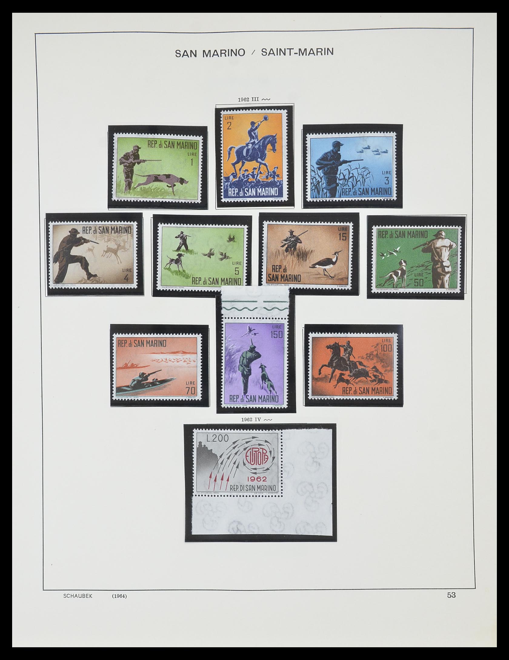 33937 063 - Stamp collection 33937 San Marino 1877-1983.