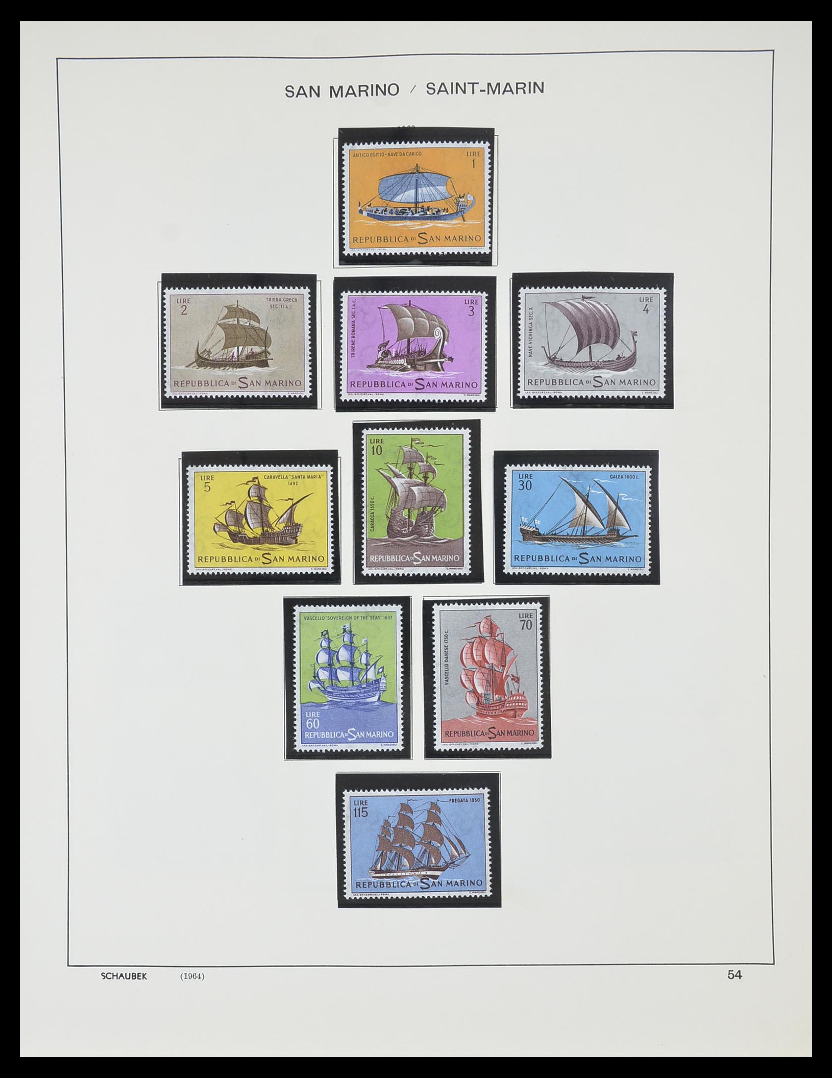 33937 064 - Postzegelverzameling 33937 San Marino 1877-1983.
