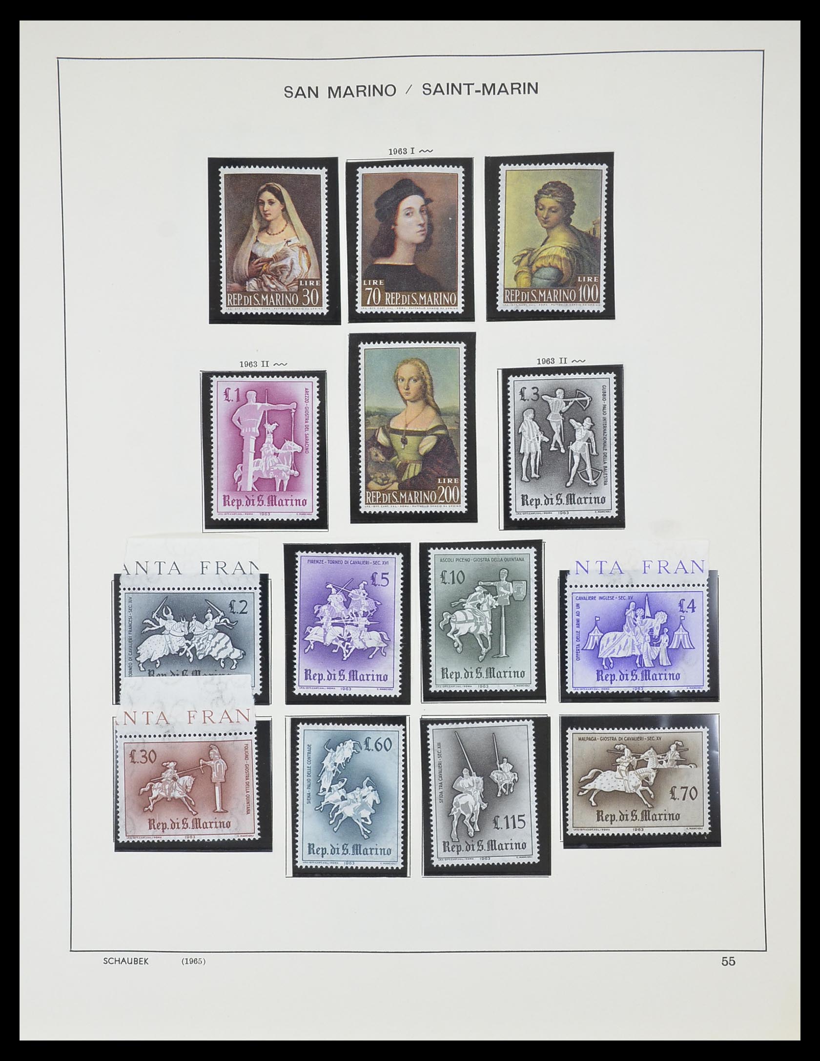 33937 065 - Postzegelverzameling 33937 San Marino 1877-1983.