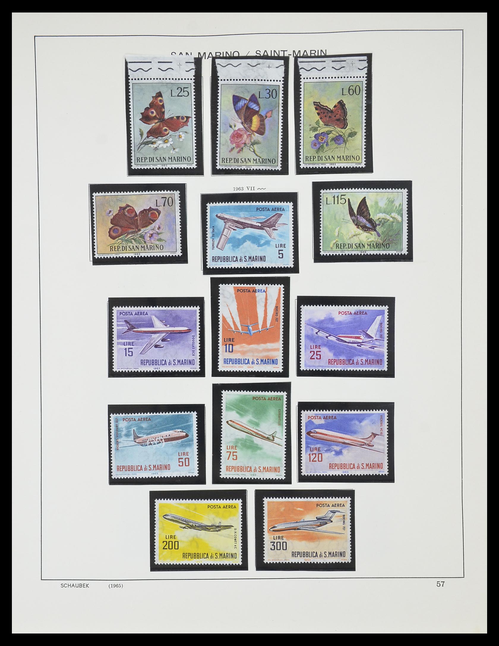 33937 067 - Postzegelverzameling 33937 San Marino 1877-1983.