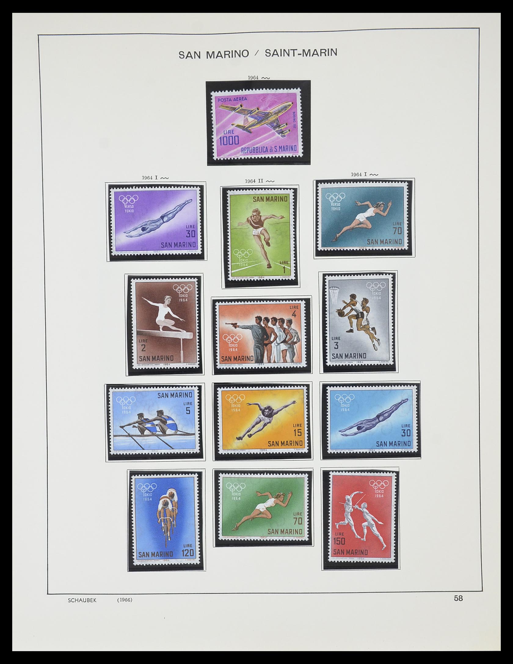 33937 068 - Postzegelverzameling 33937 San Marino 1877-1983.