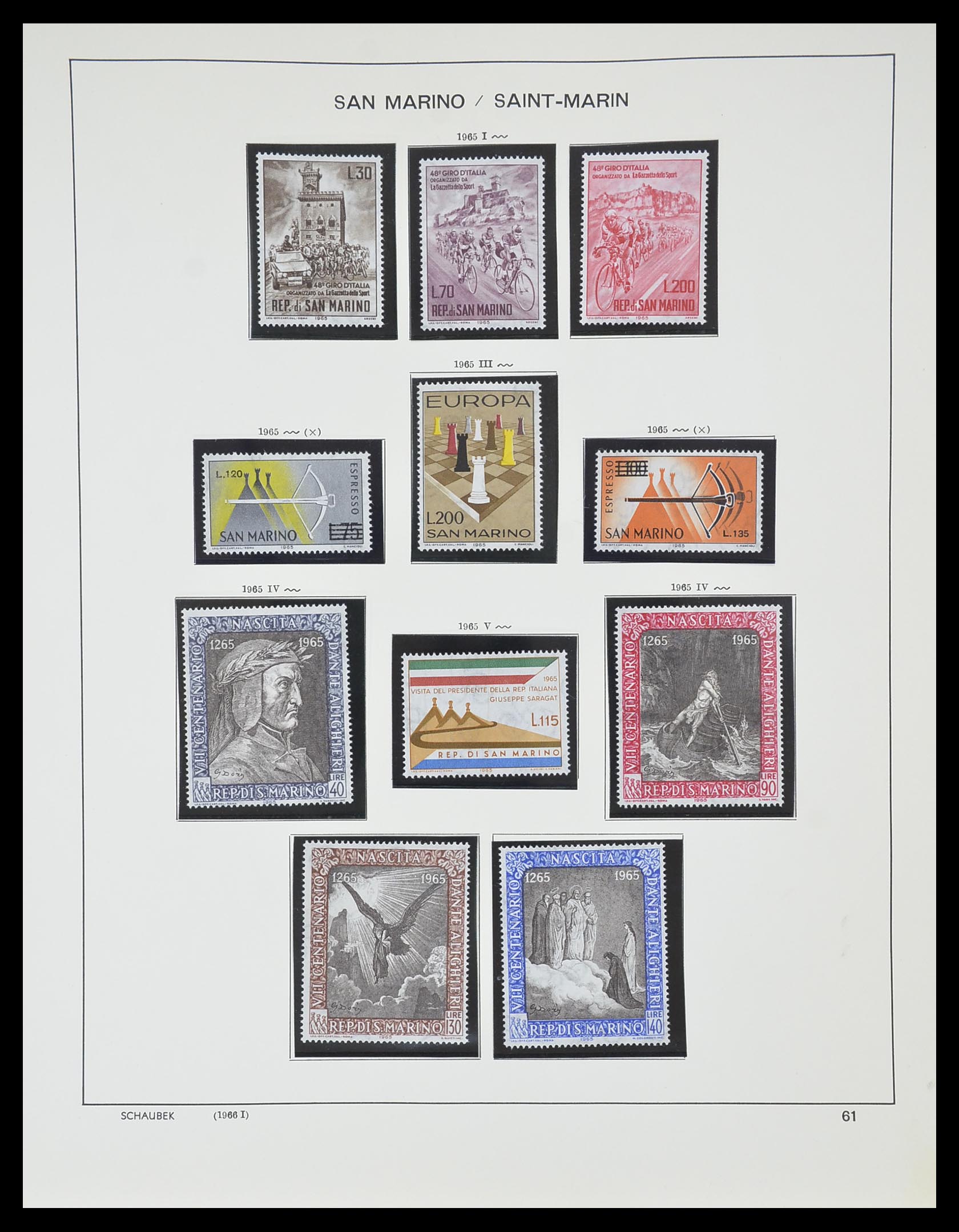 33937 071 - Postzegelverzameling 33937 San Marino 1877-1983.