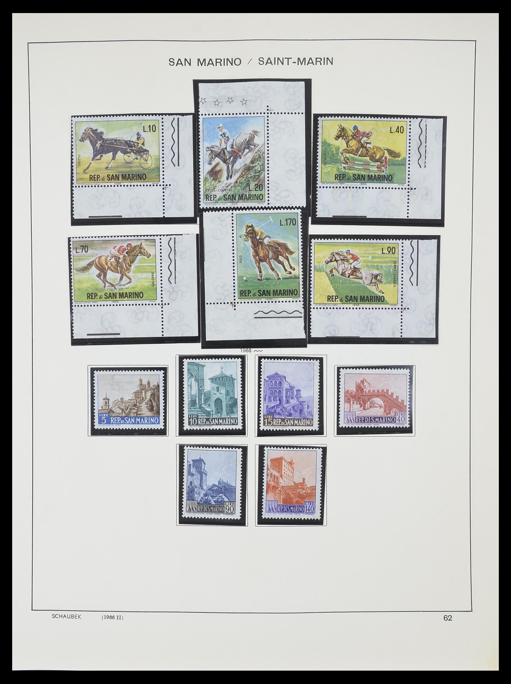 33937 072 - Postzegelverzameling 33937 San Marino 1877-1983.