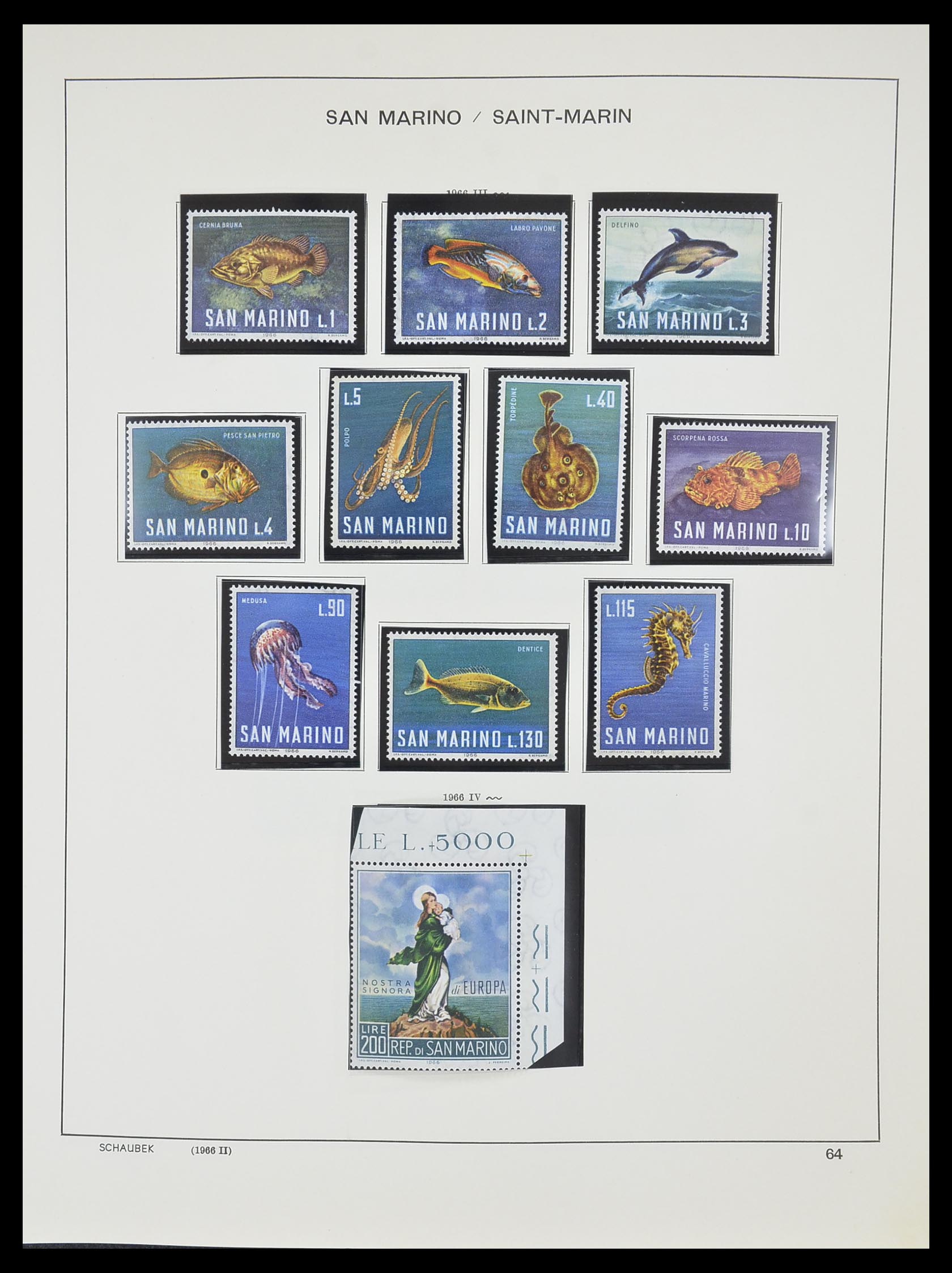 33937 074 - Postzegelverzameling 33937 San Marino 1877-1983.