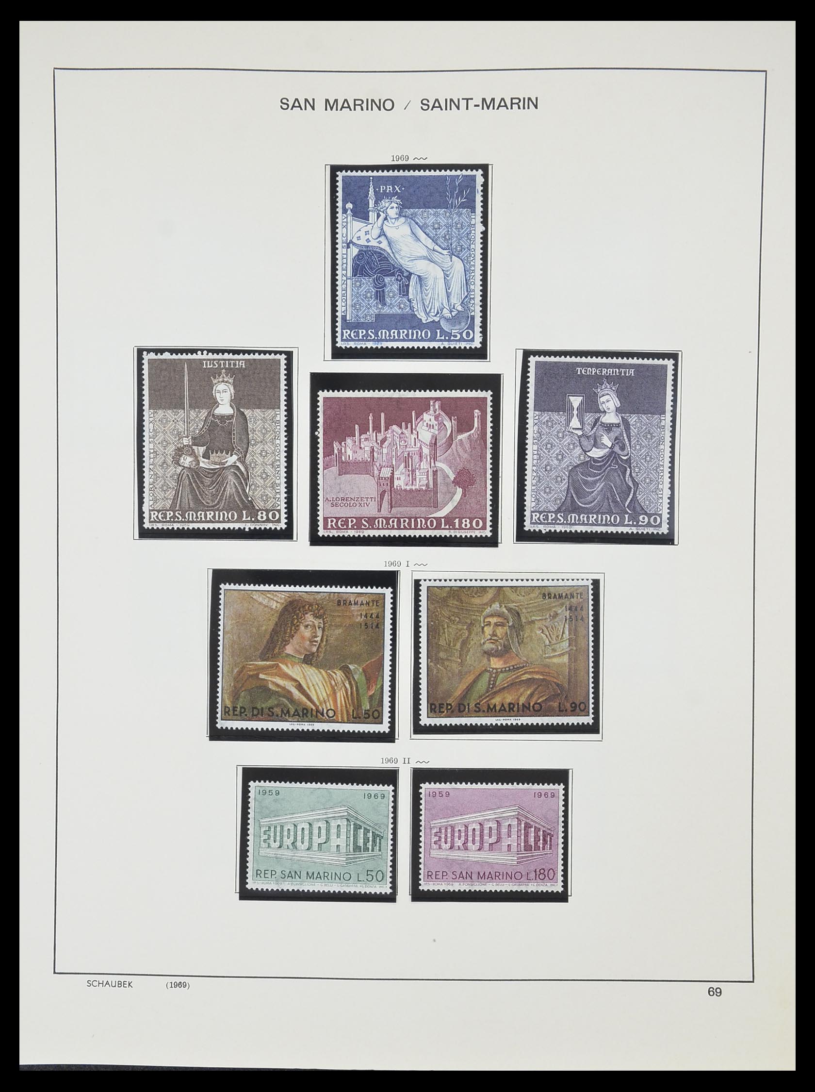 33937 079 - Postzegelverzameling 33937 San Marino 1877-1983.