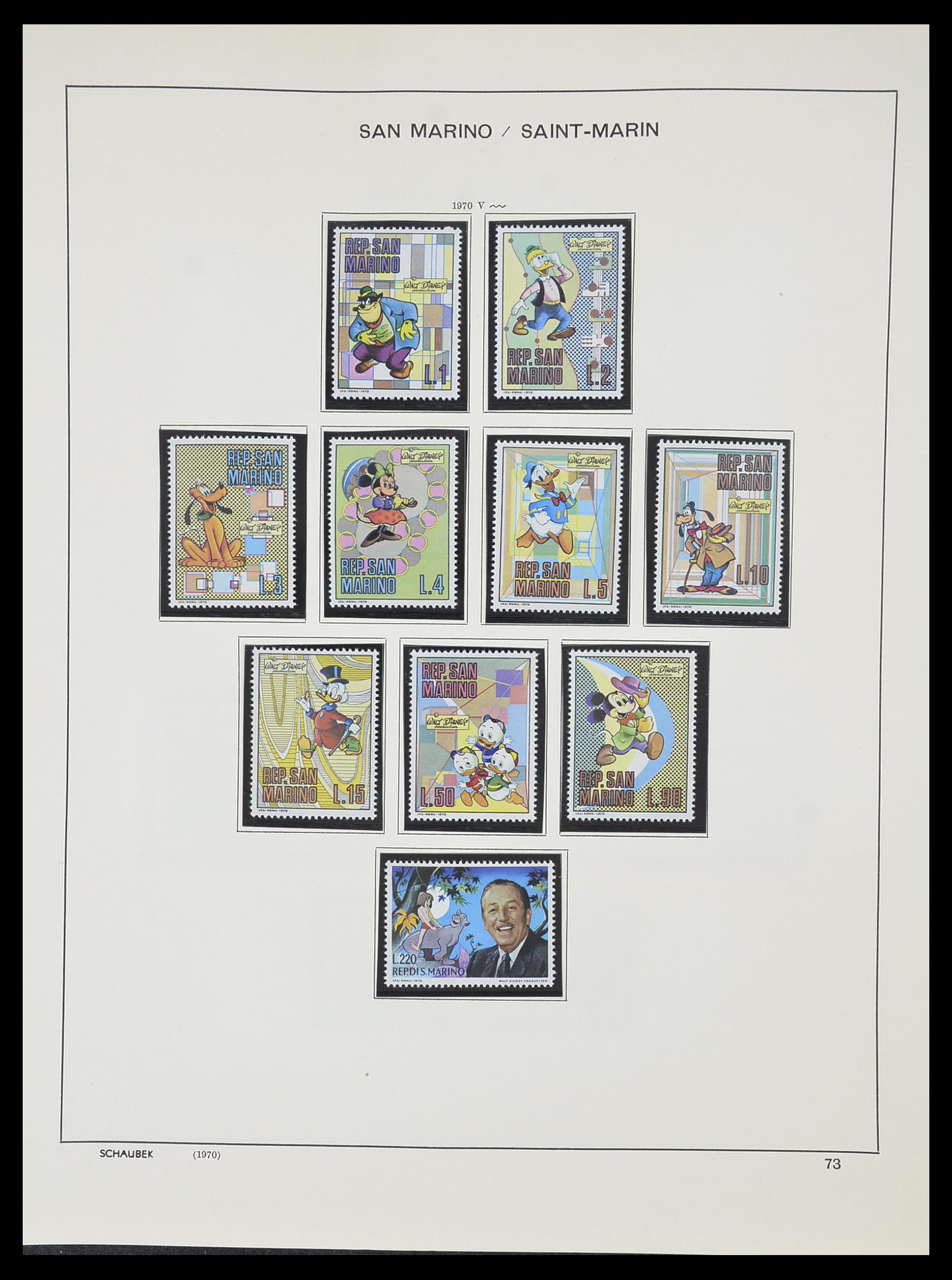 33937 083 - Postzegelverzameling 33937 San Marino 1877-1983.