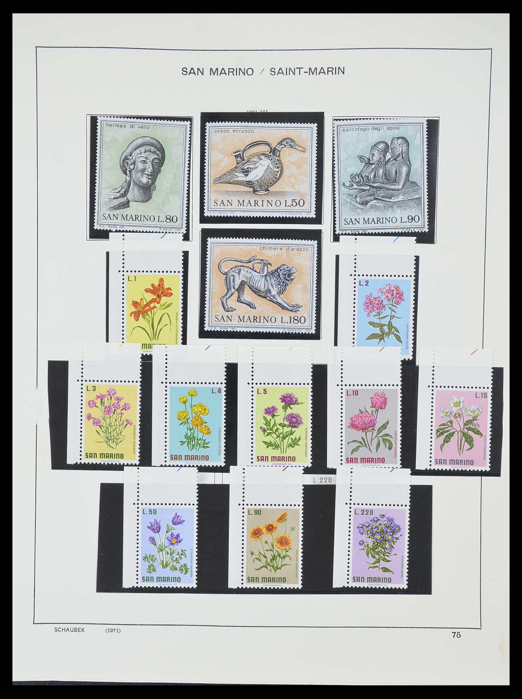 33937 085 - Postzegelverzameling 33937 San Marino 1877-1983.
