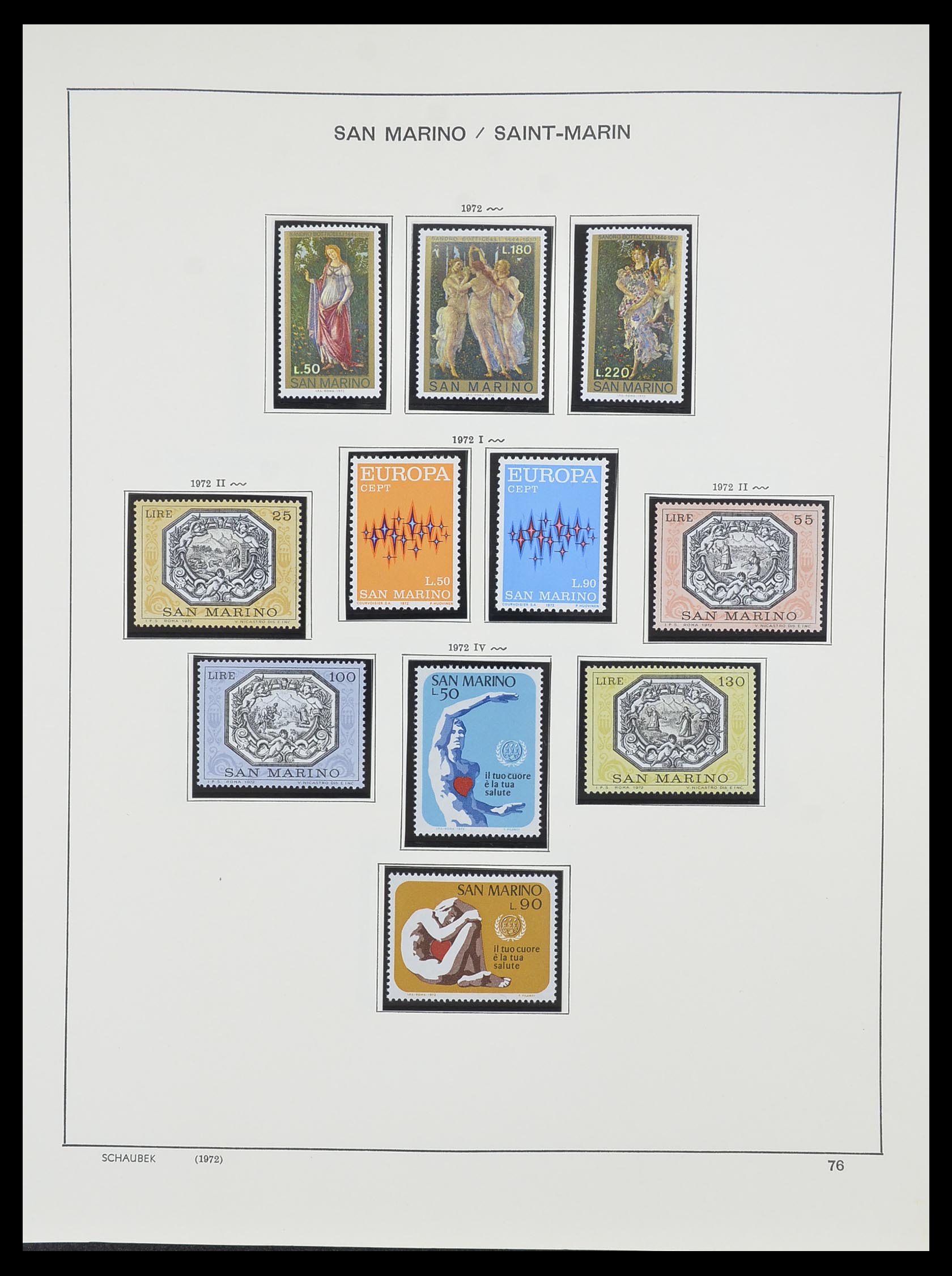 33937 086 - Postzegelverzameling 33937 San Marino 1877-1983.