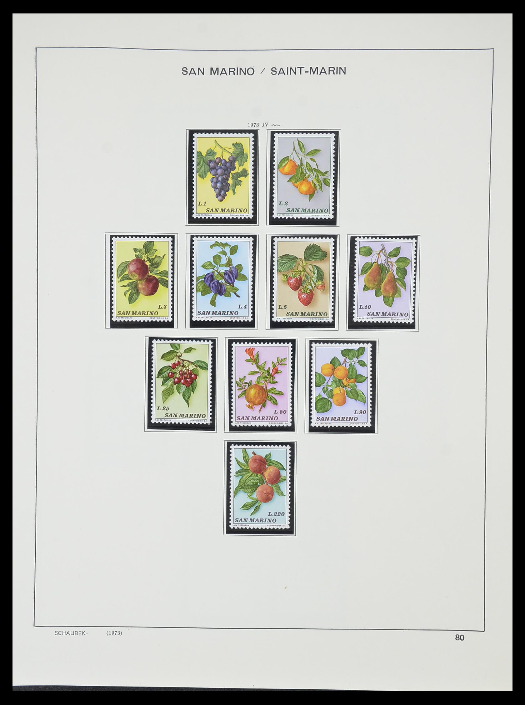 33937 090 - Postzegelverzameling 33937 San Marino 1877-1983.