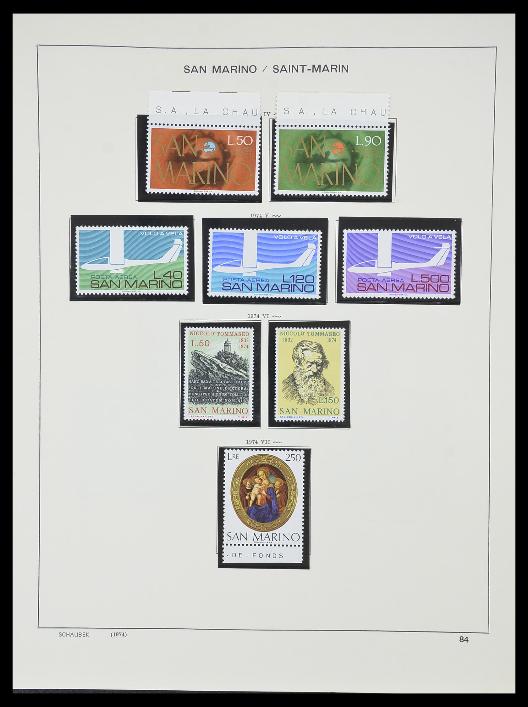 33937 094 - Postzegelverzameling 33937 San Marino 1877-1983.