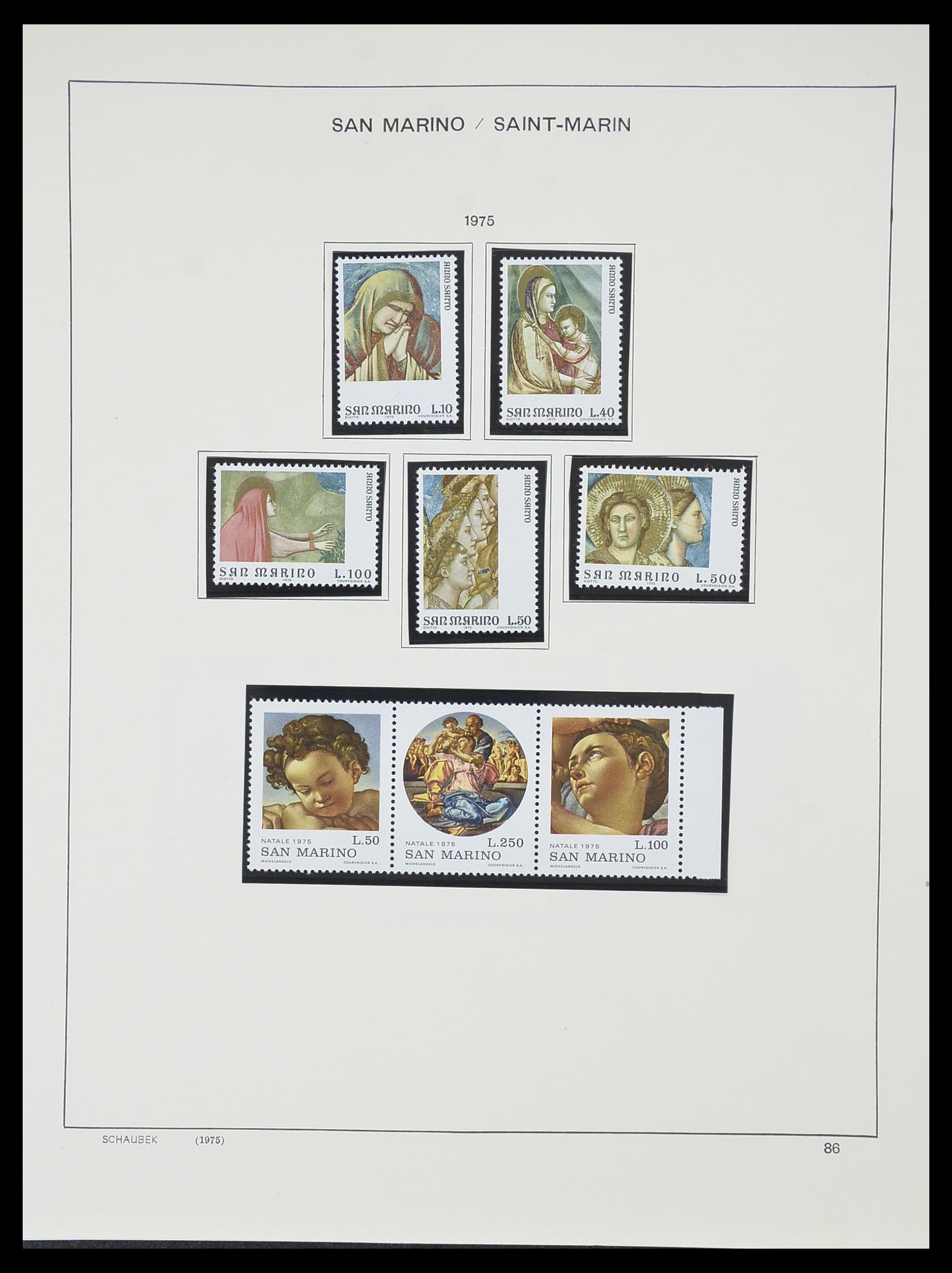 33937 096 - Postzegelverzameling 33937 San Marino 1877-1983.