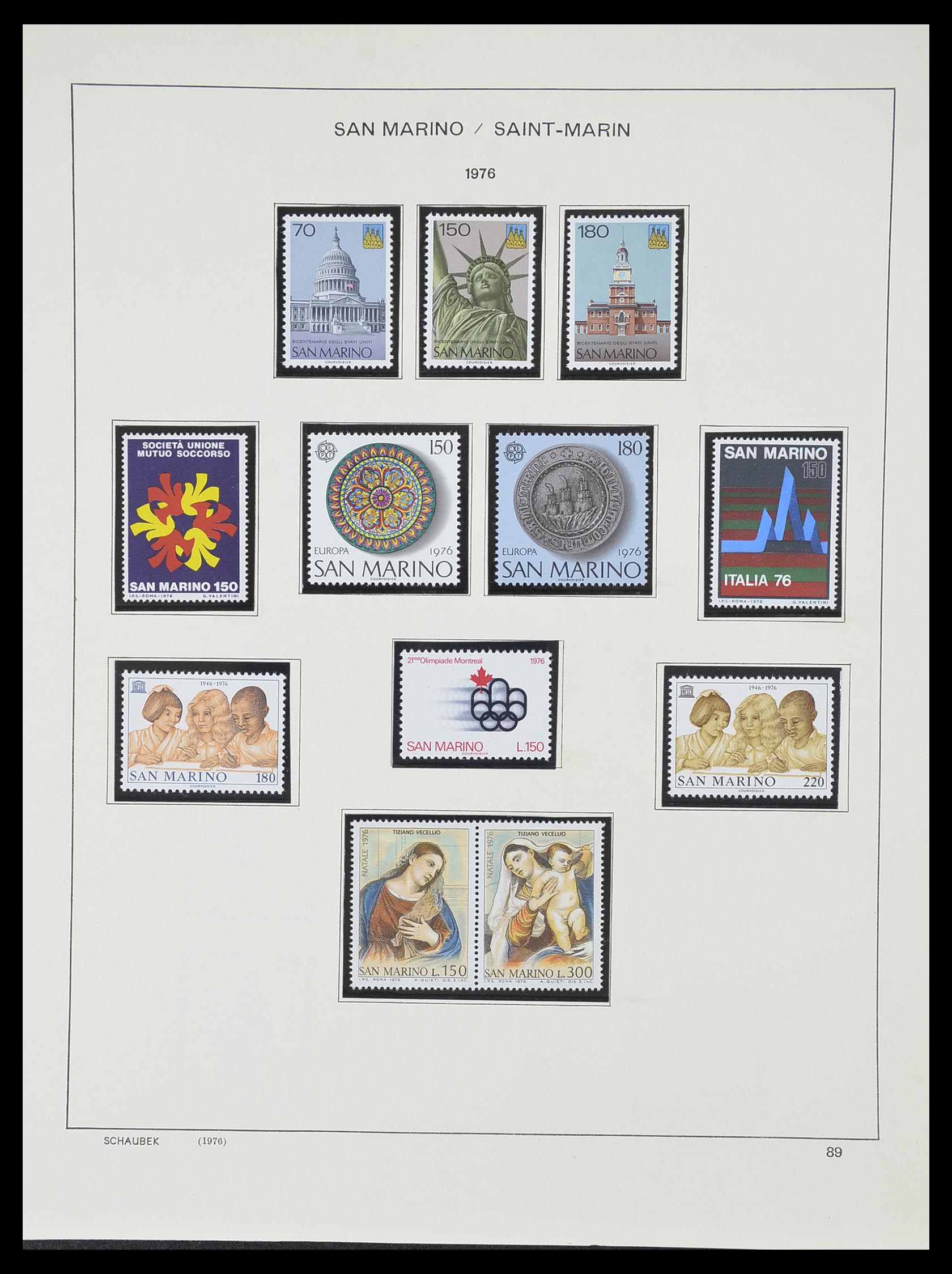 33937 099 - Postzegelverzameling 33937 San Marino 1877-1983.